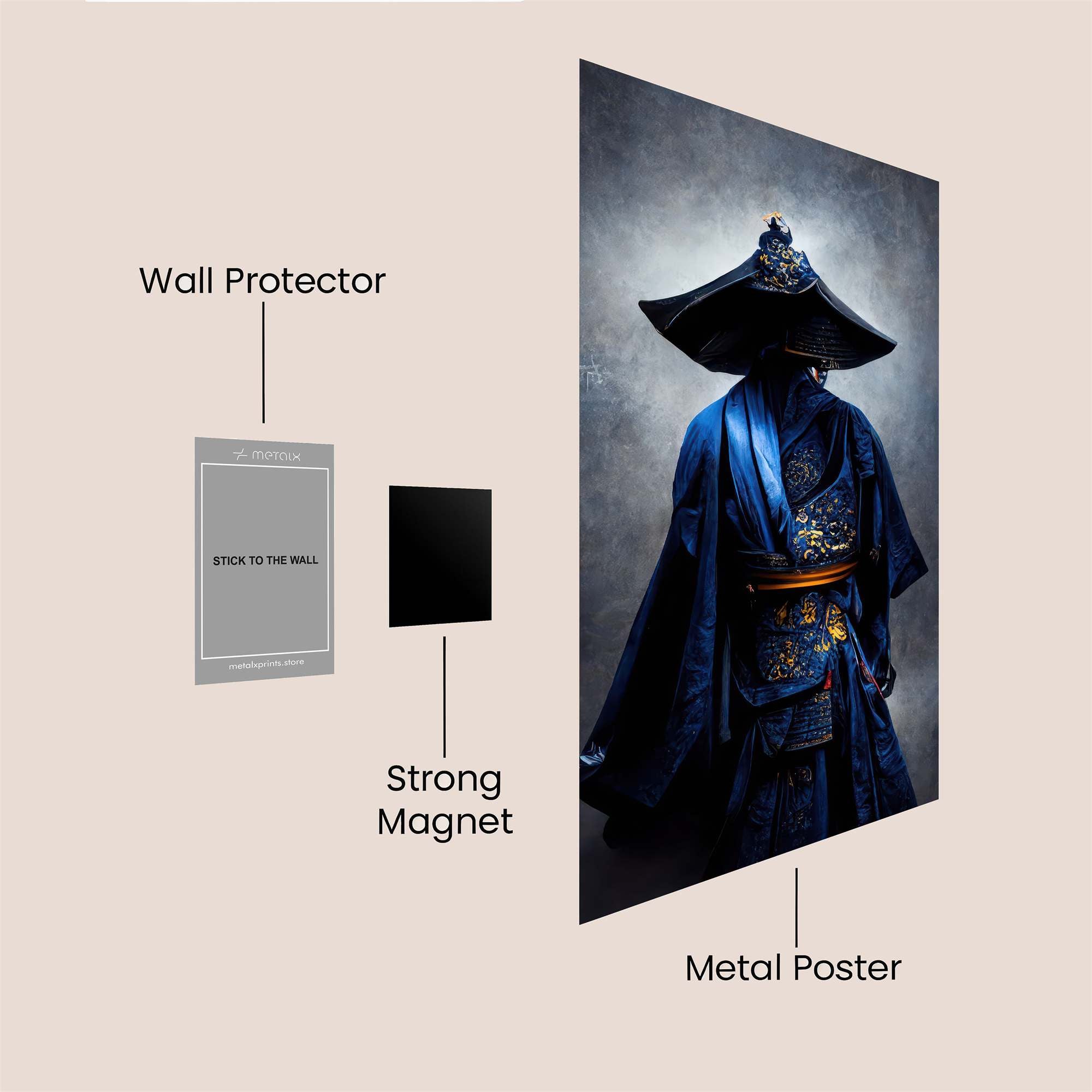 Samurai Serenity Safe Wall Magnetic / M
