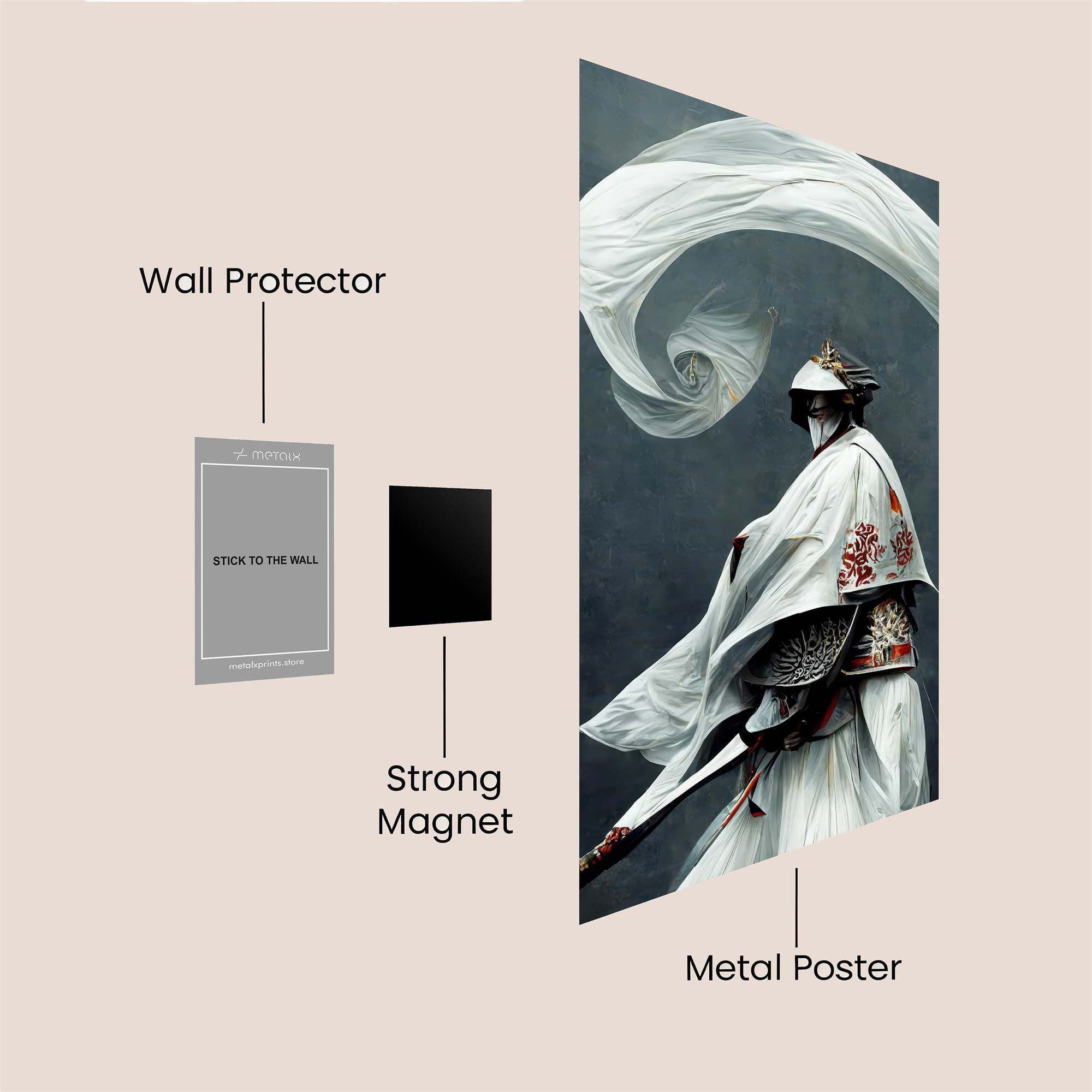 Samurai Serenity Safe Wall Magnetic / M