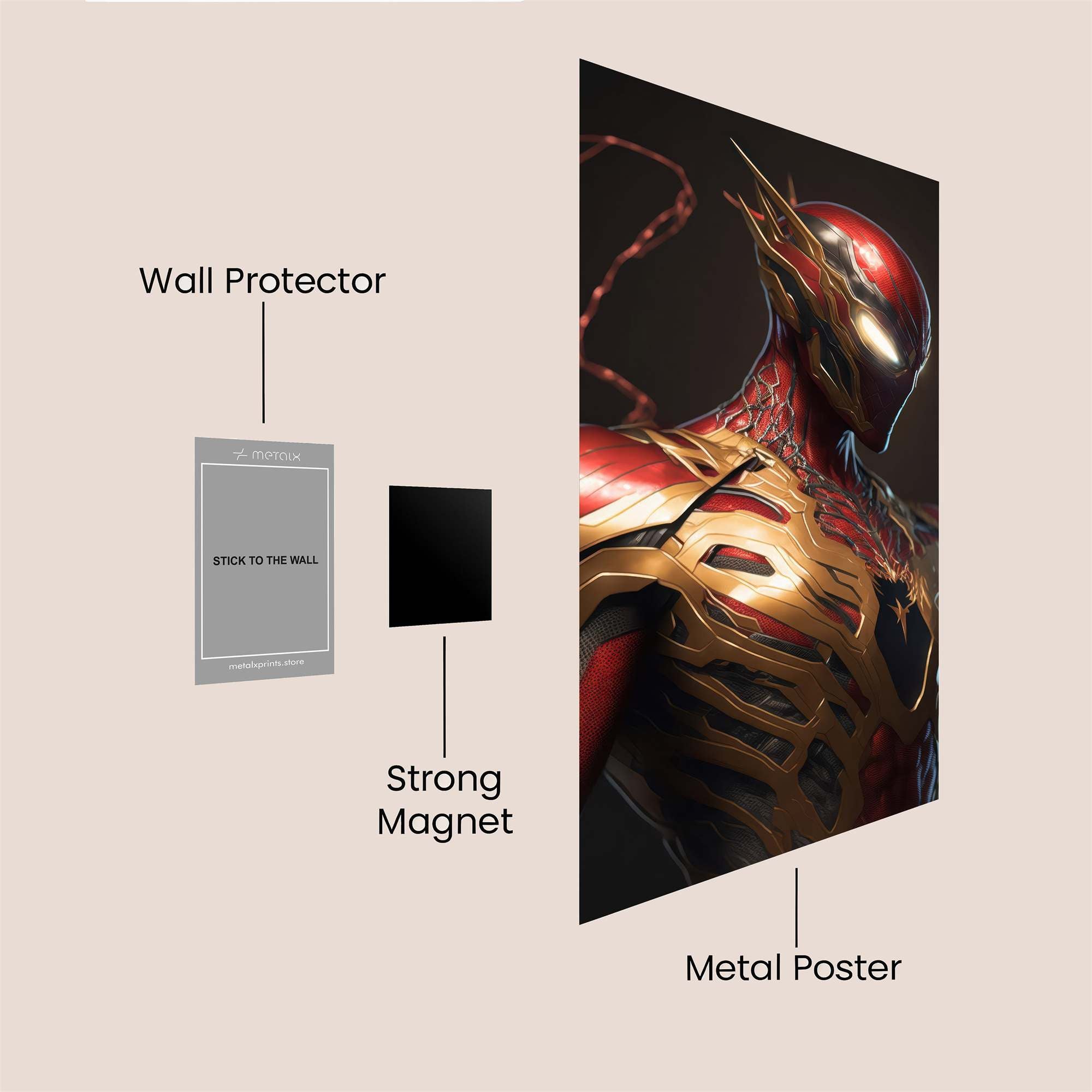 Iron Sentinel Safe Wall Magnetic / M
