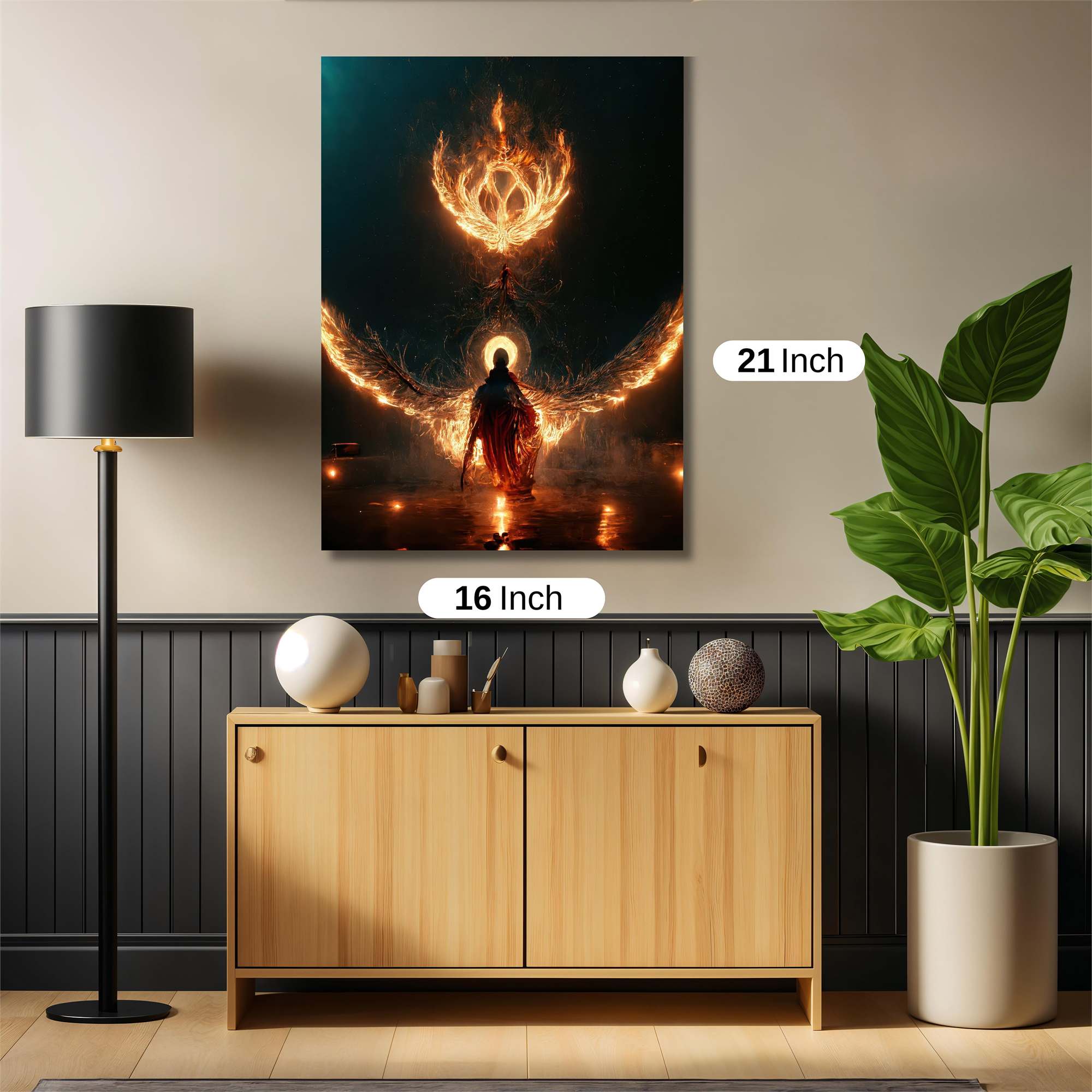 Phoenix Rebirth Safe Wall Magnetic / M