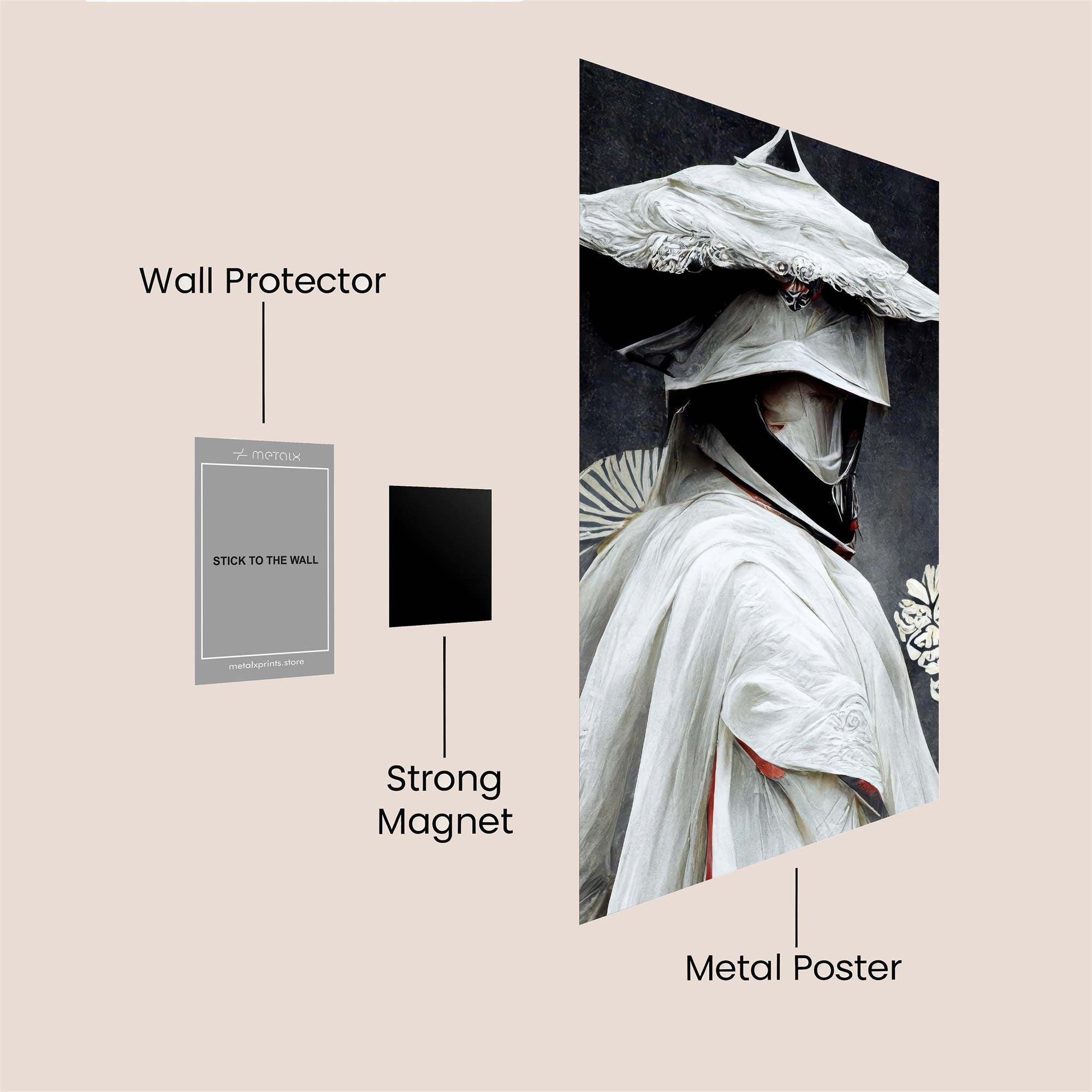 Samurai Serenity Safe Wall Magnetic / M