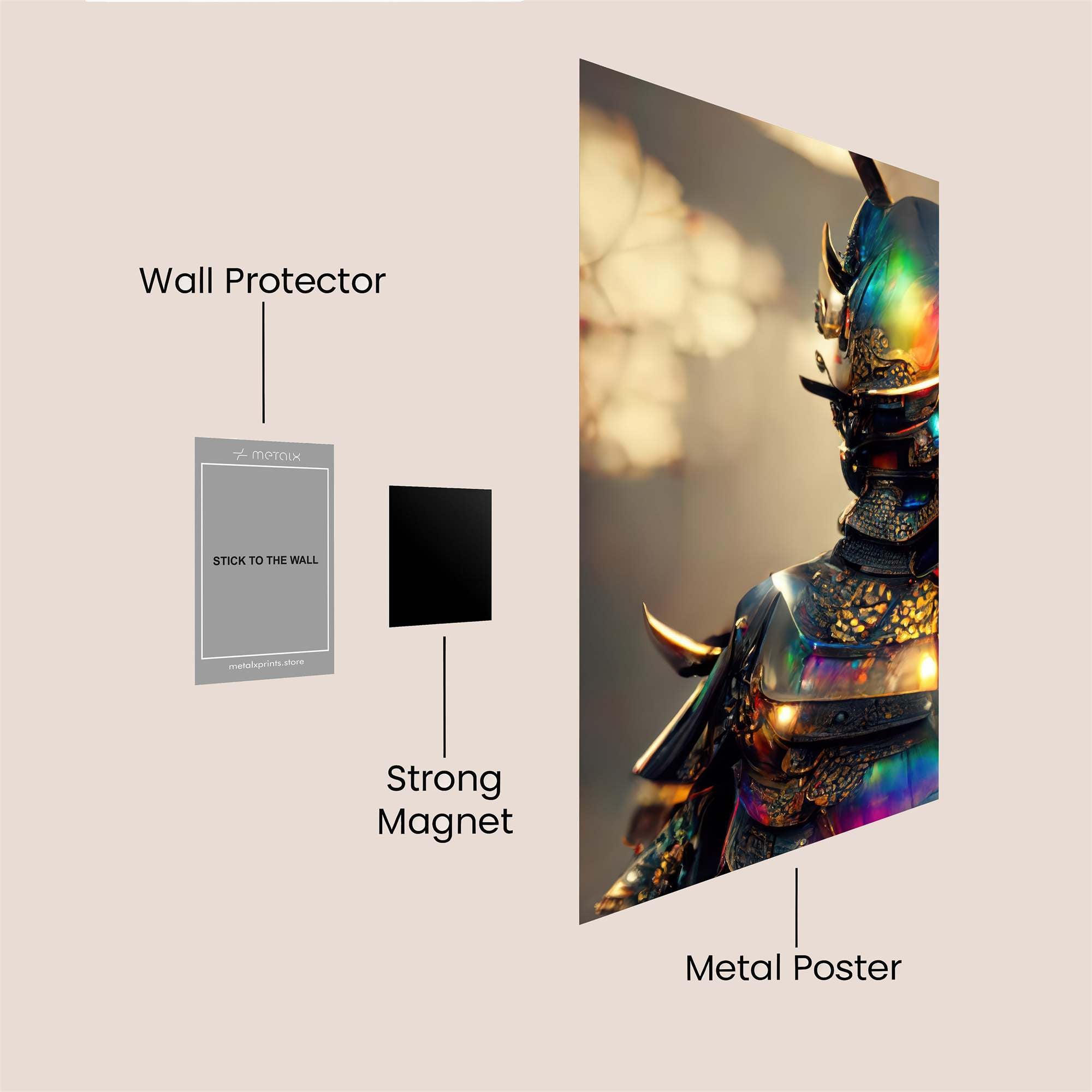 Samurai Radiant Safe Wall Magnetic / M