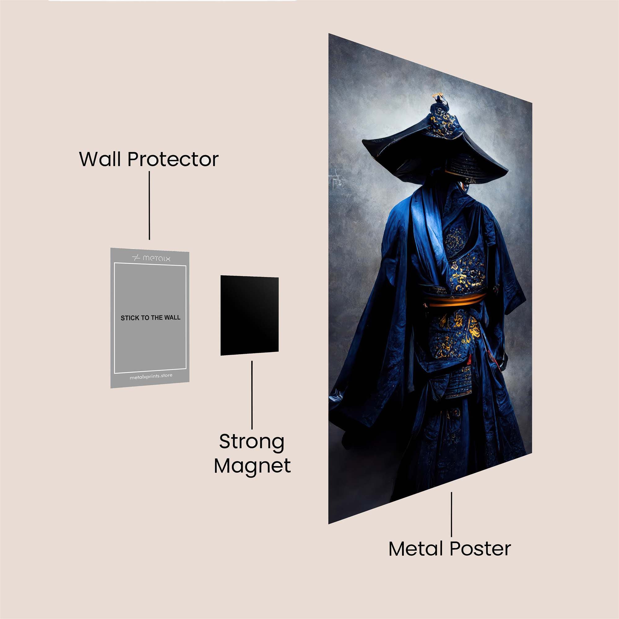 Samurai Serenity Safe Wall Magnetic / M
