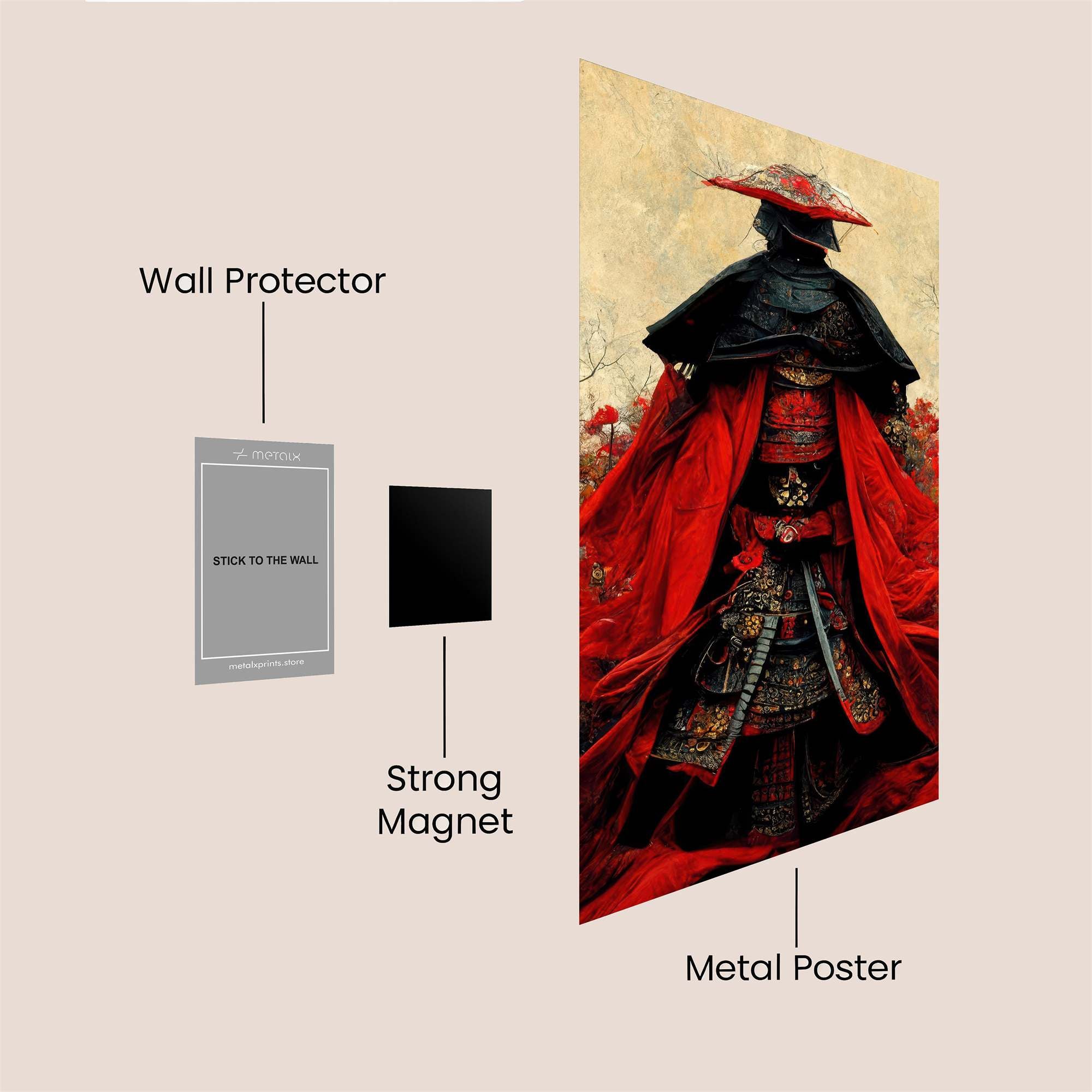 Samurai Serenity Safe Wall Magnetic / M