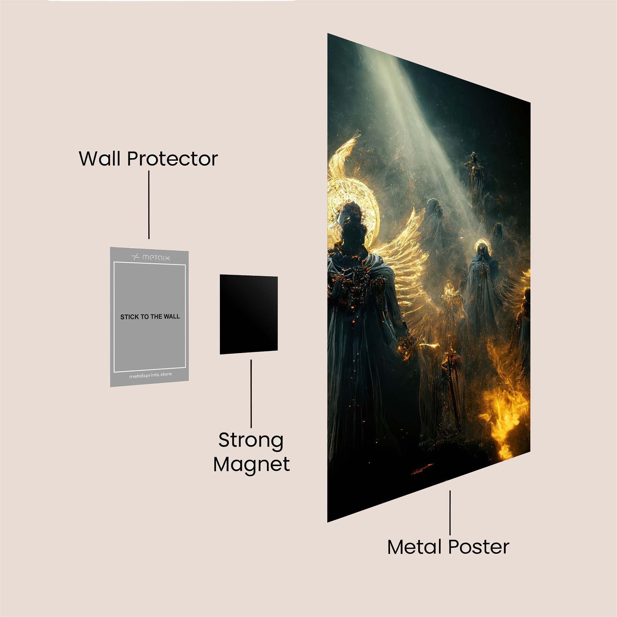 Angels Ascendant Safe Wall Magnetic / M