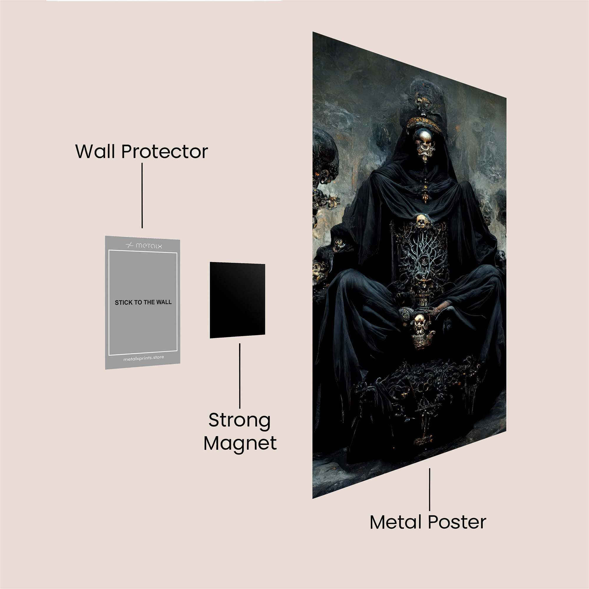 Grim Sovereign Safe Wall Magnetic / M