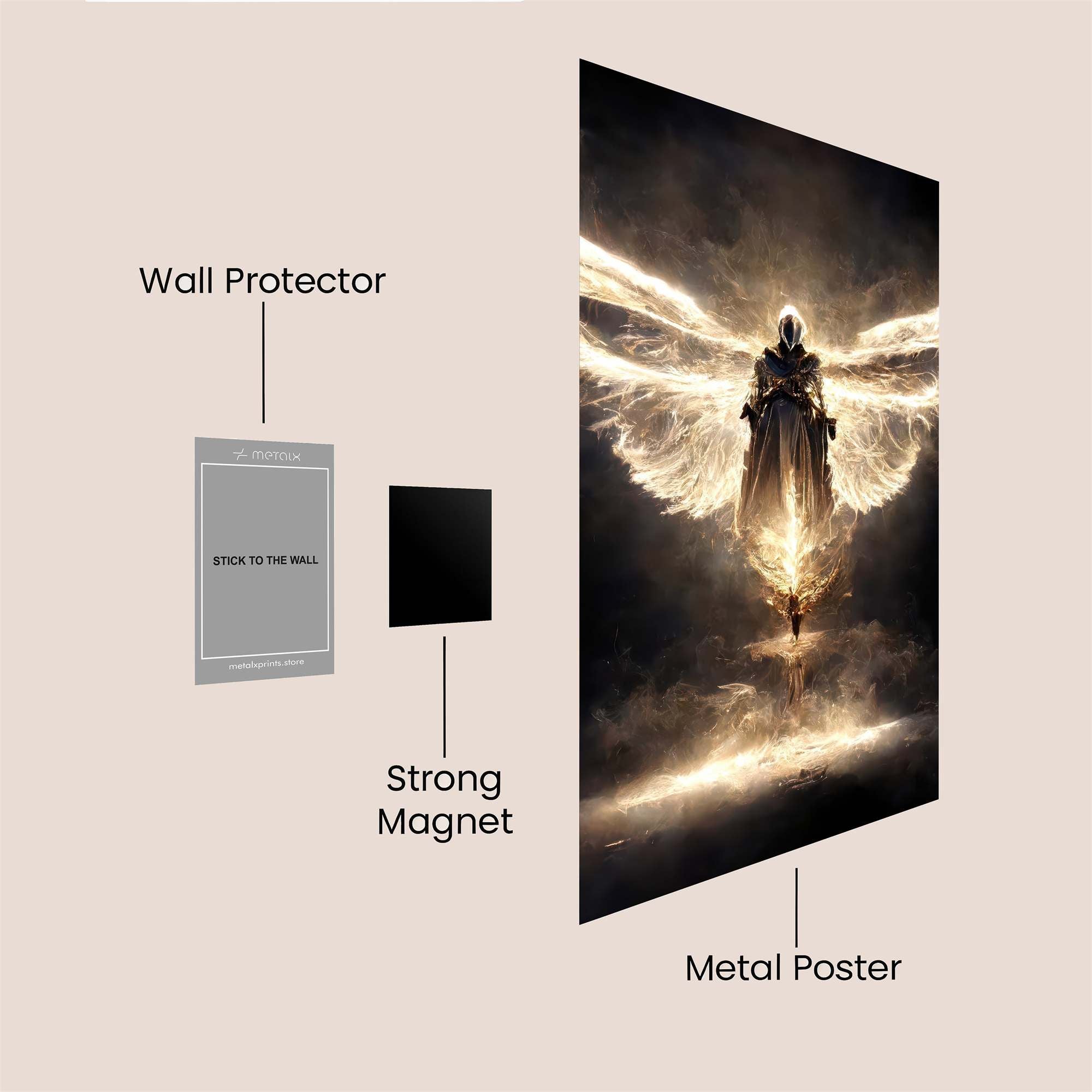 Angel Radiance Safe Wall Magnetic / M