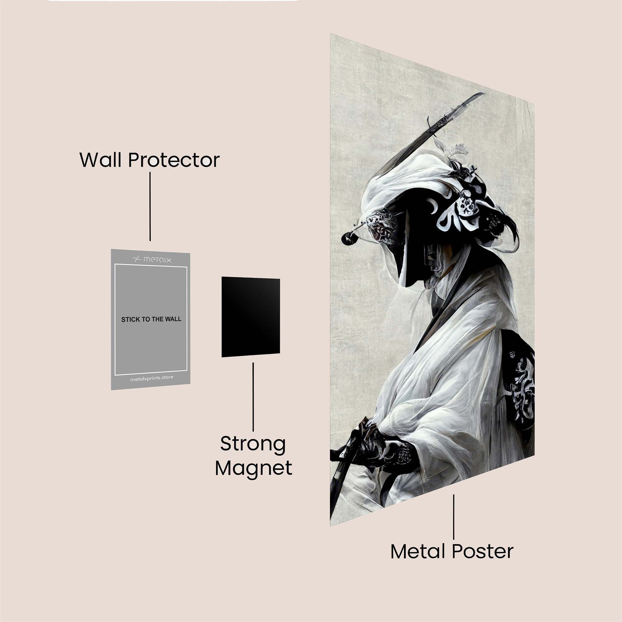 Samurai Serenity Safe Wall Magnetic / M