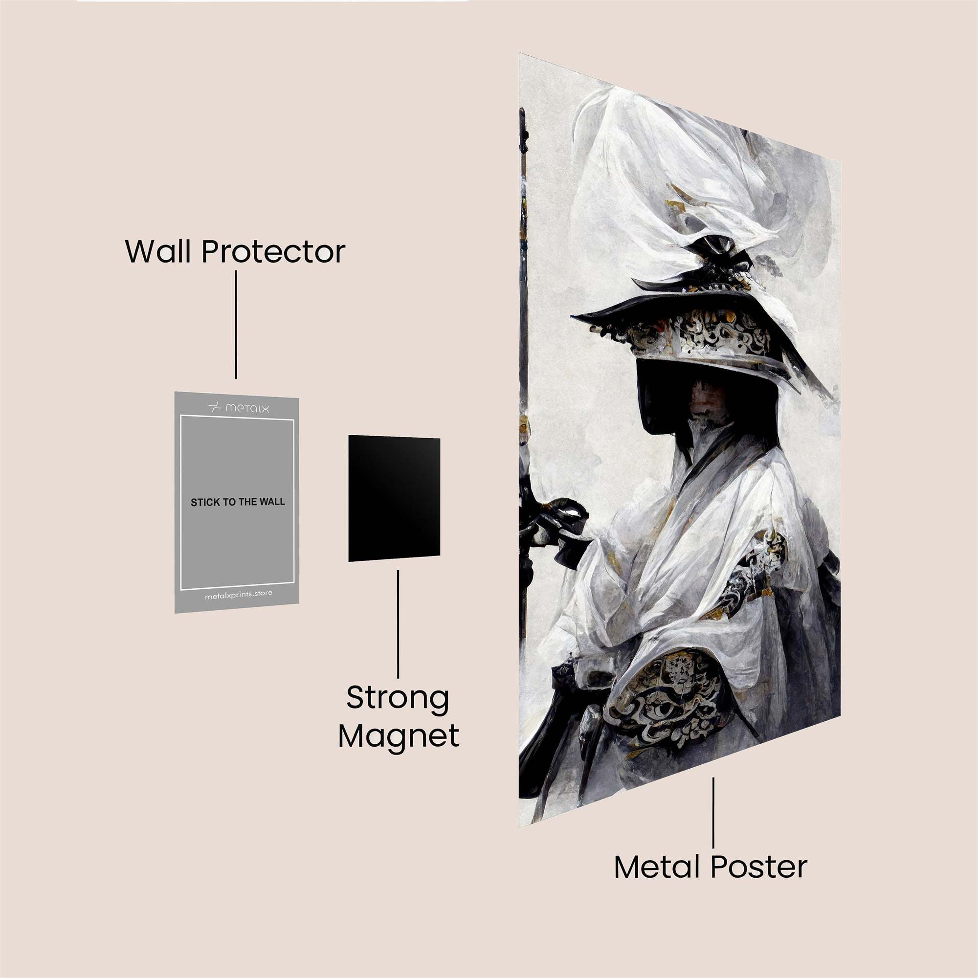 Samurai Serenity Safe Wall Magnetic / M
