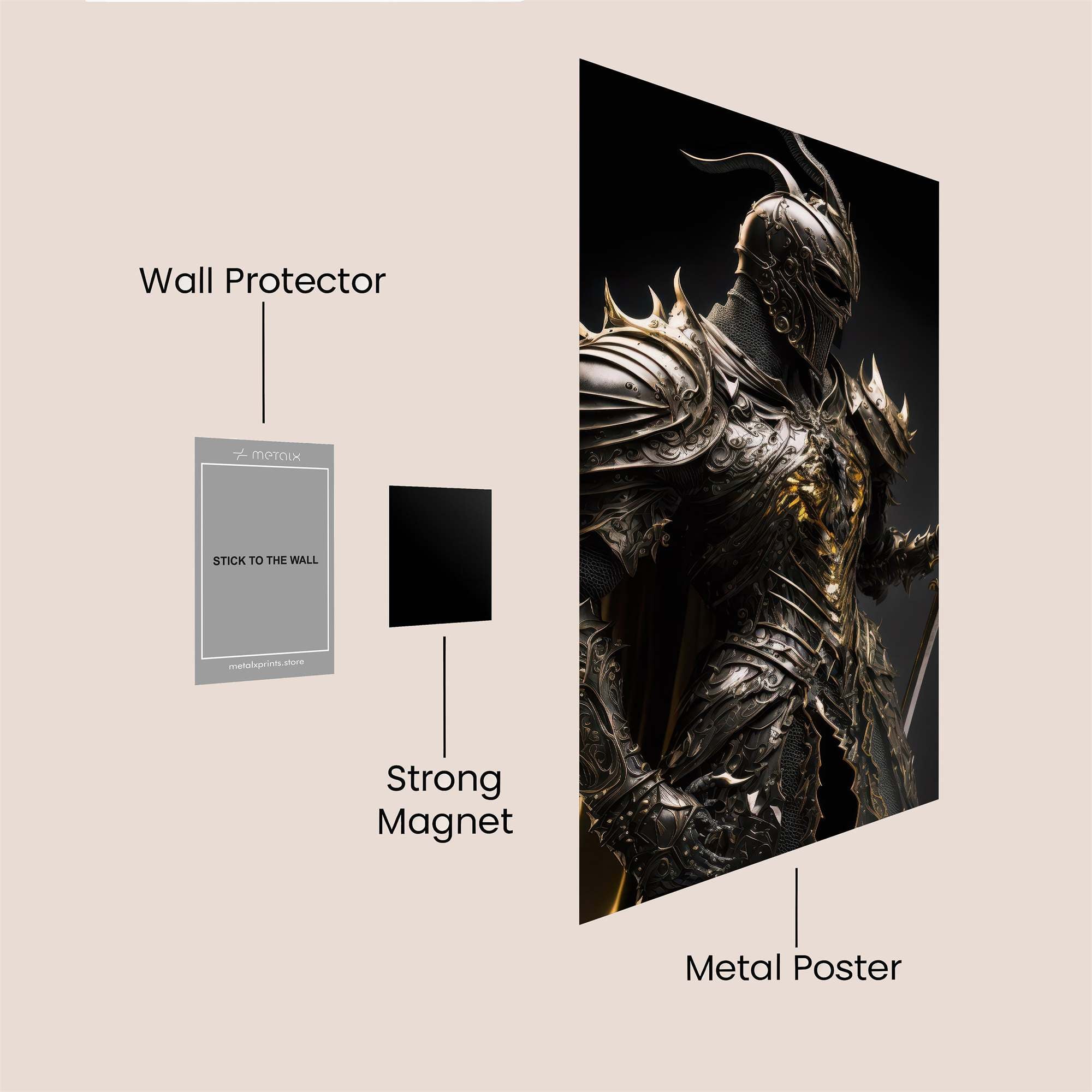 Dark Sovereign Safe Wall Magnetic / M