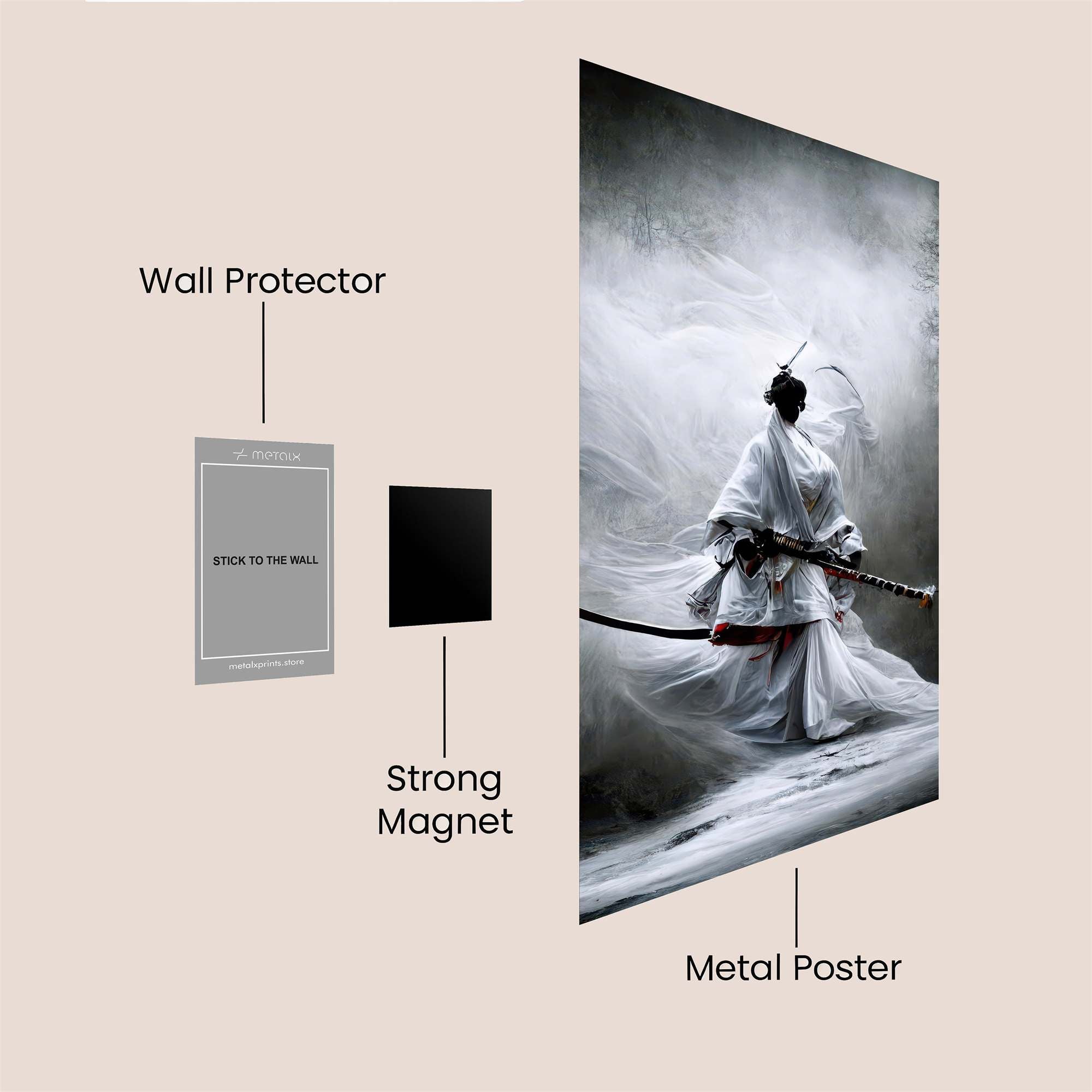 Samurai Serenity Safe Wall Magnetic / M