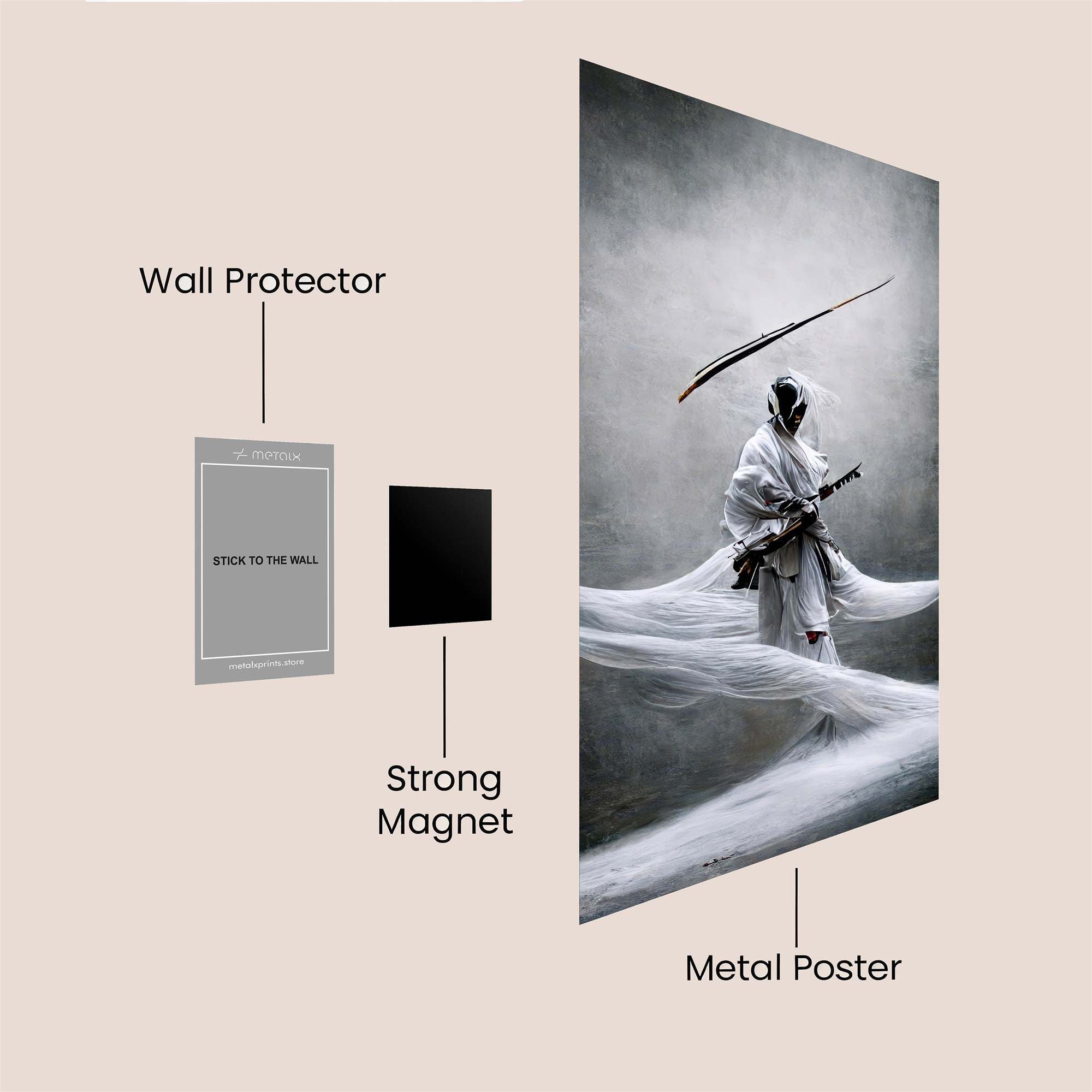 Samurai Serenity Safe Wall Magnetic / M