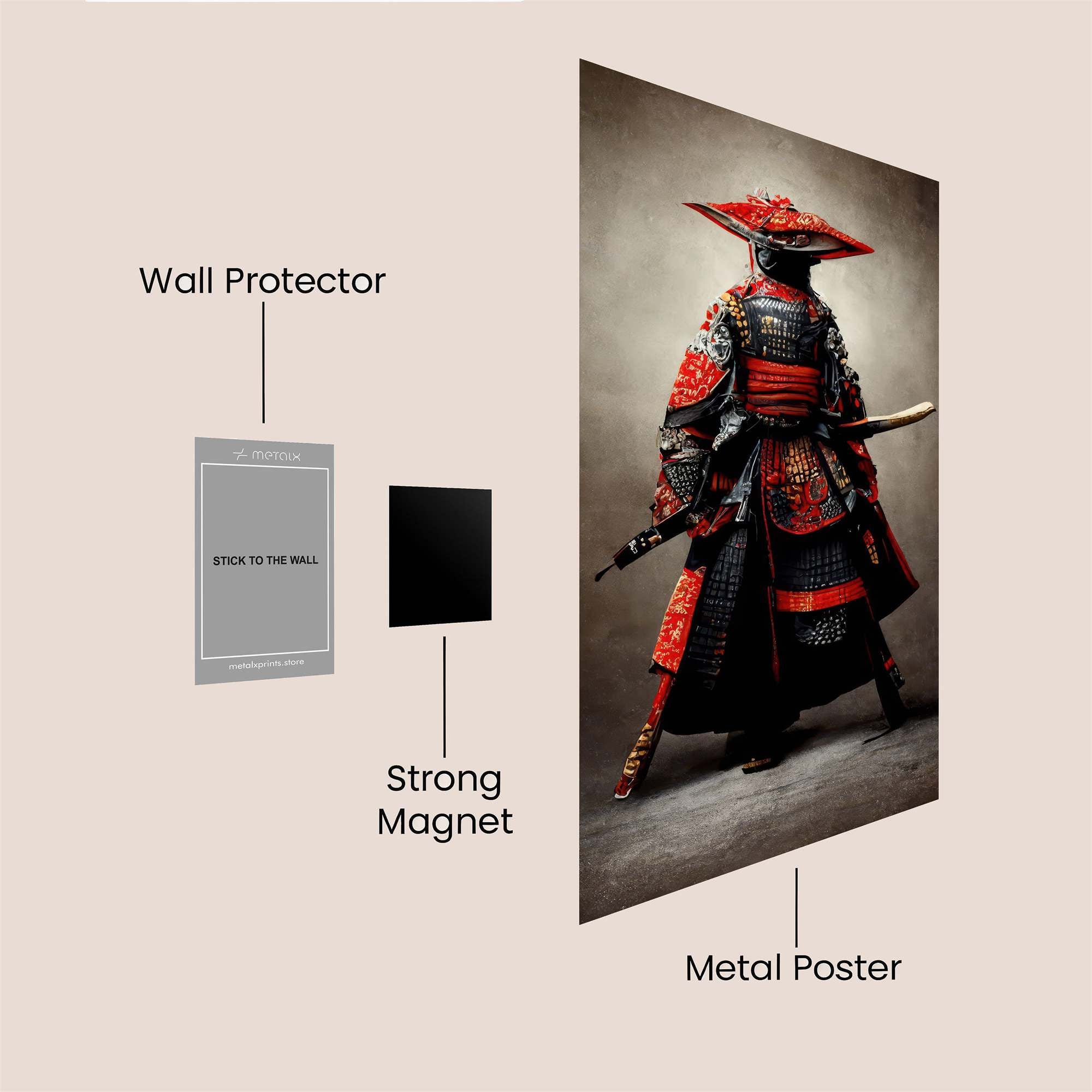 Samurai Serenity Safe Wall Magnetic / M