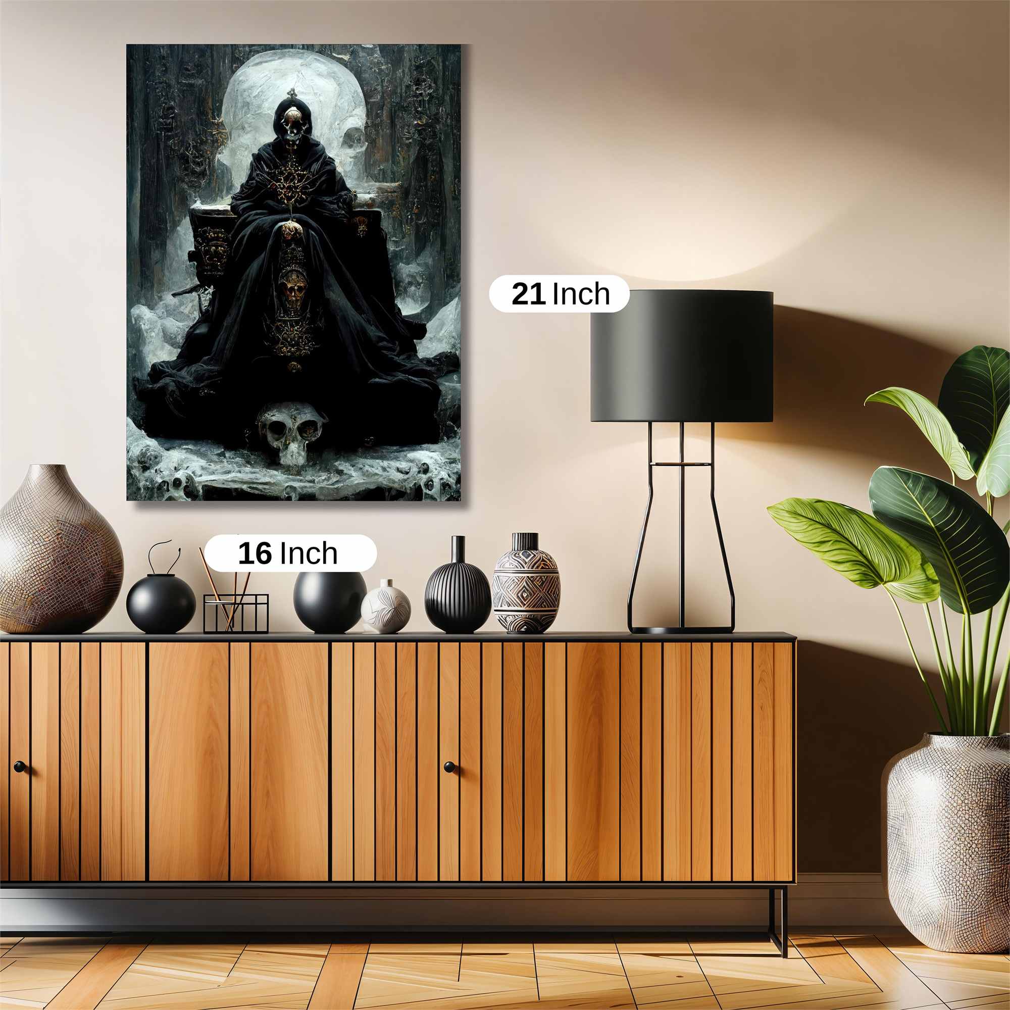 Deathly Throne Safe Wall Magnetic / M