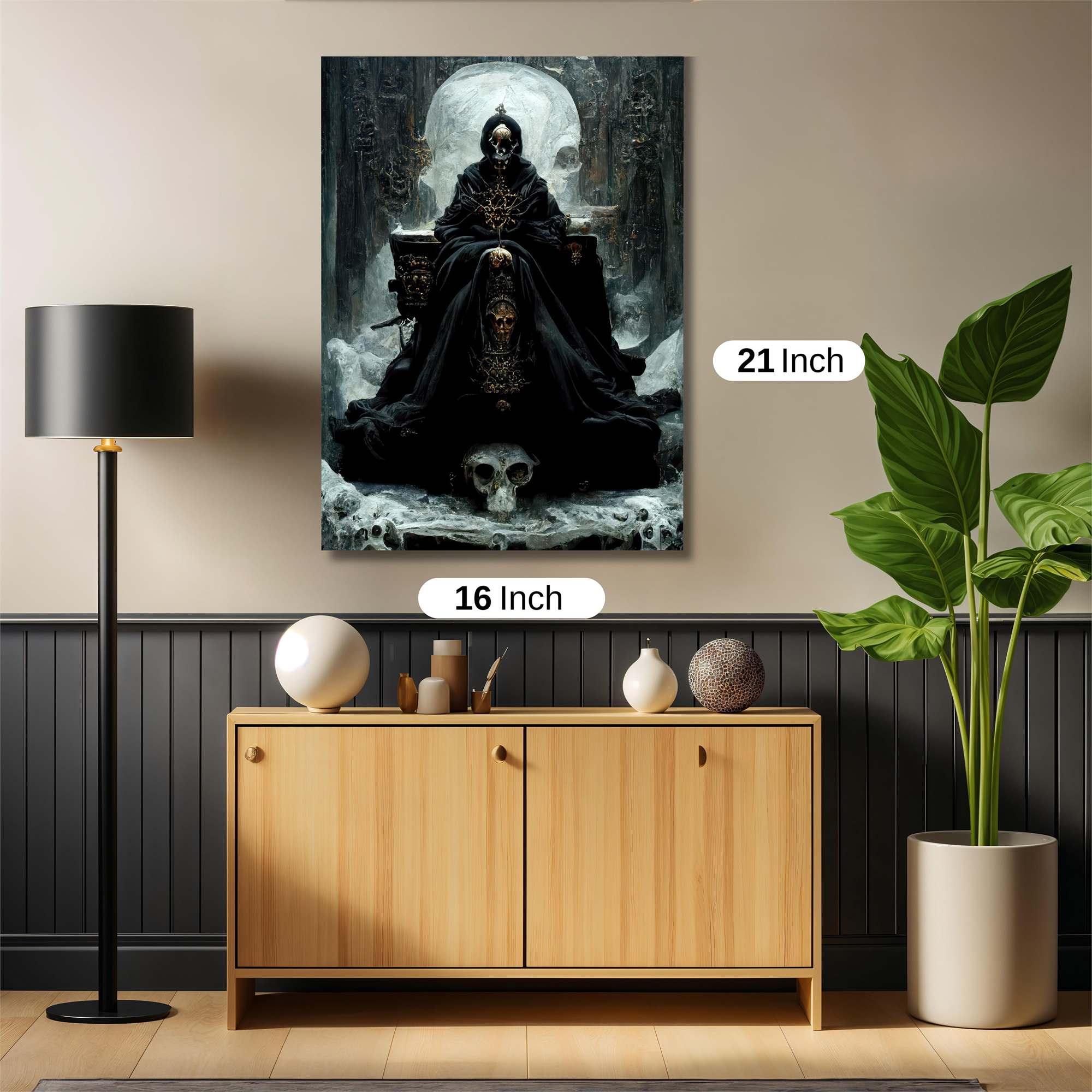 Deathly Throne Safe Wall Magnetic / M