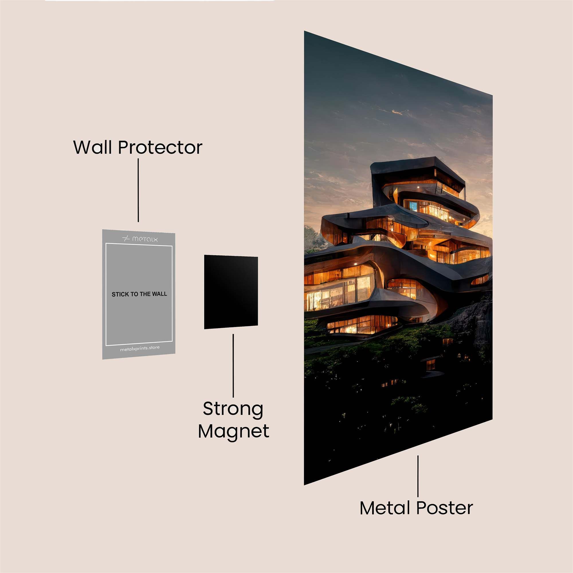 Twilight Haven Safe Wall Magnetic / M