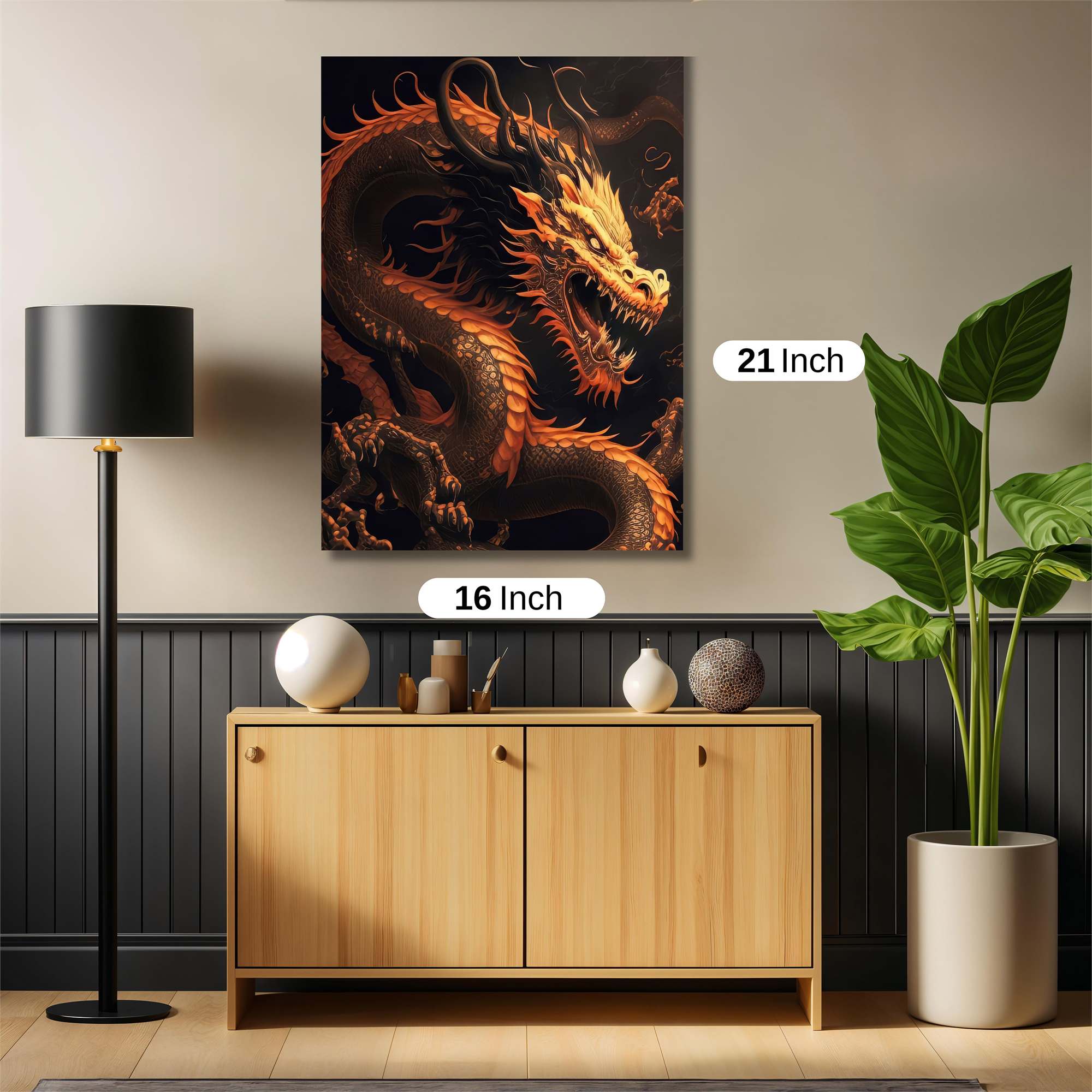 Dragon Fury Safe Wall Magnetic / M
