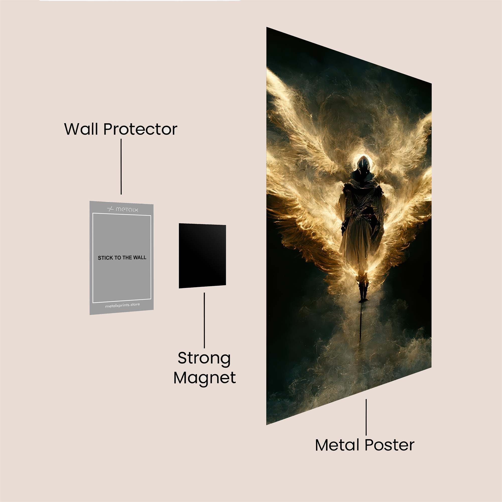 Angel Radiant Safe Wall Magnetic / M