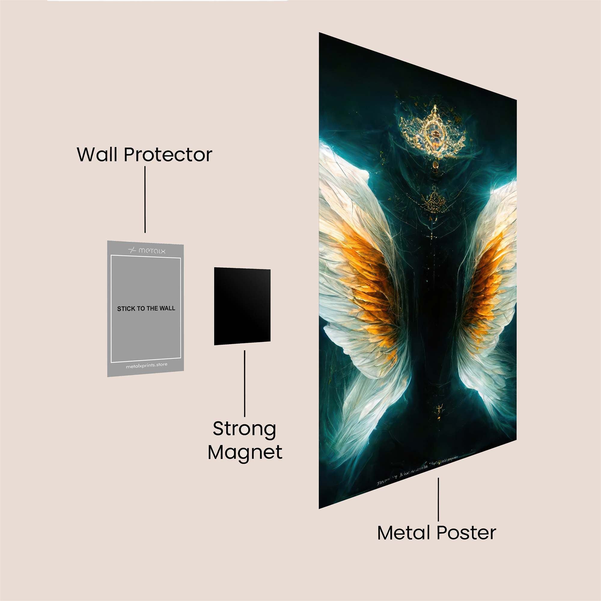 Angel Radiance Safe Wall Magnetic / M