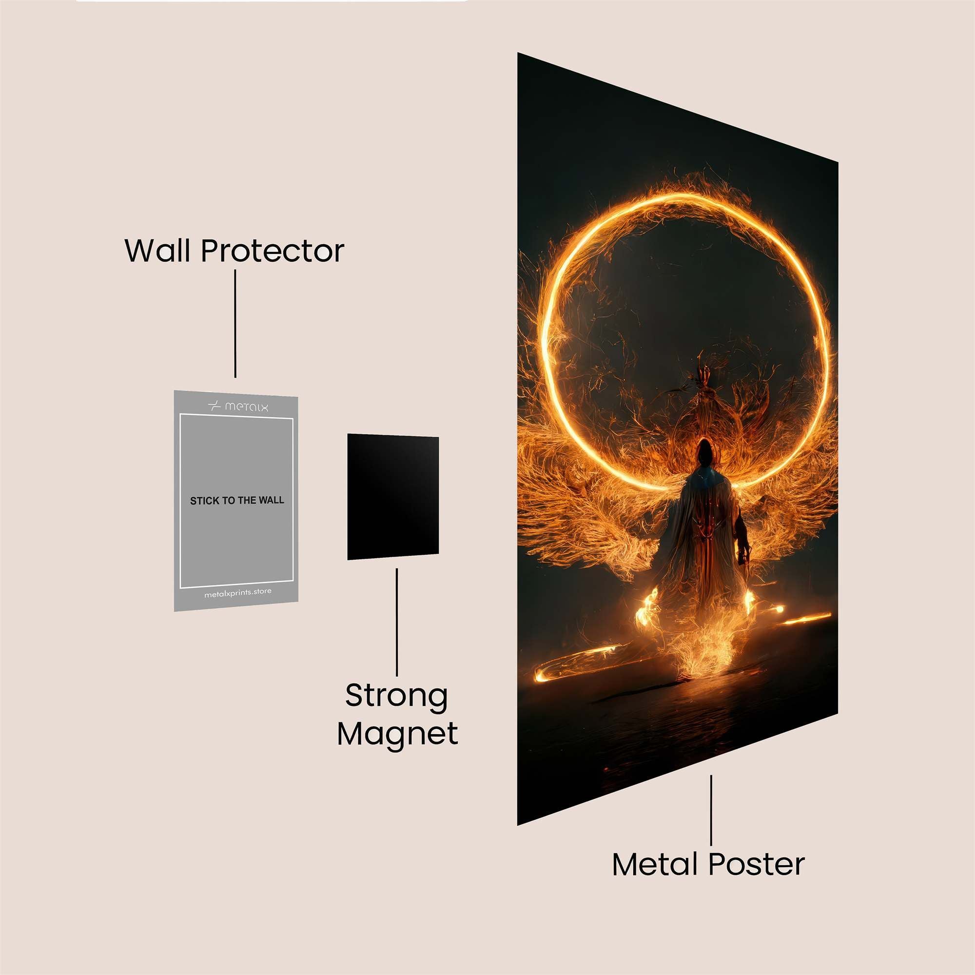 Phoenix Ascension Safe Wall Magnetic / M