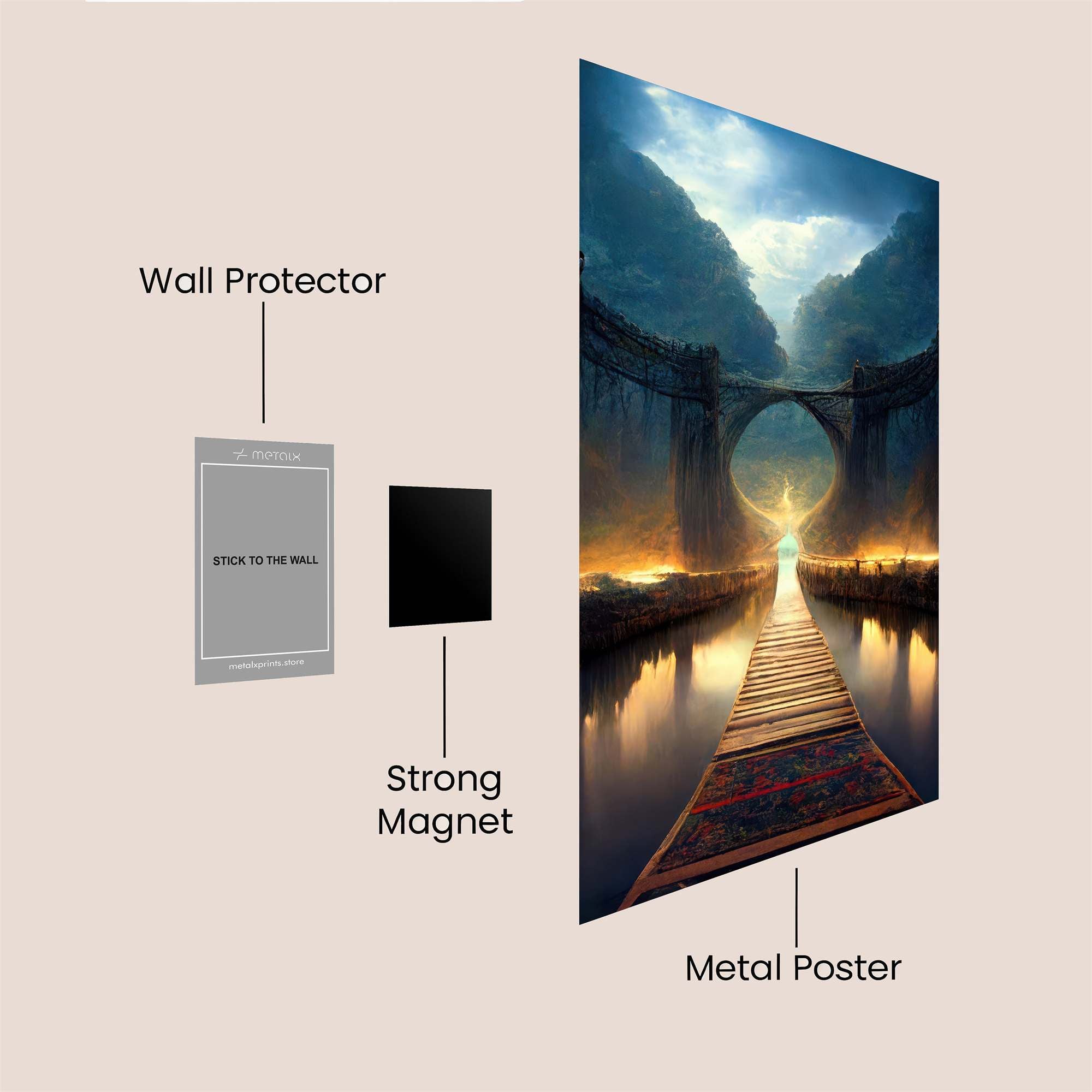 Portal Radiance Safe Wall Magnetic / M