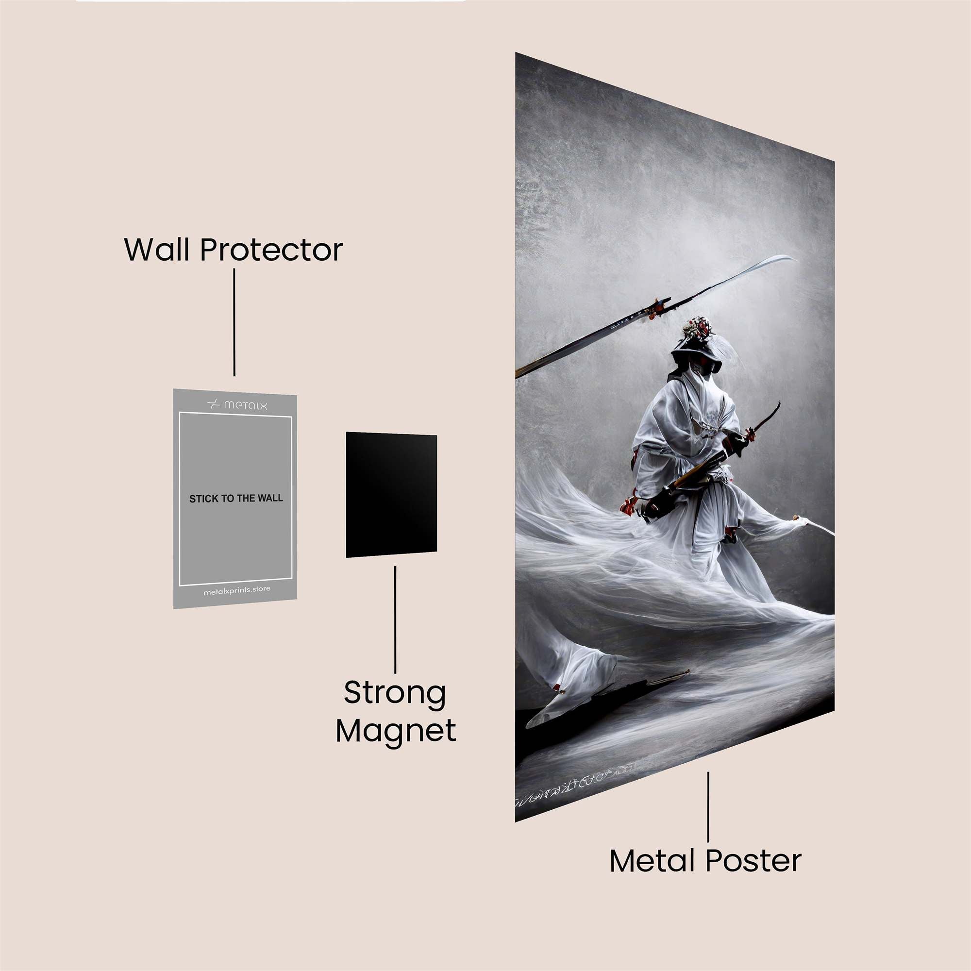 Samurai Serenity Safe Wall Magnetic / M