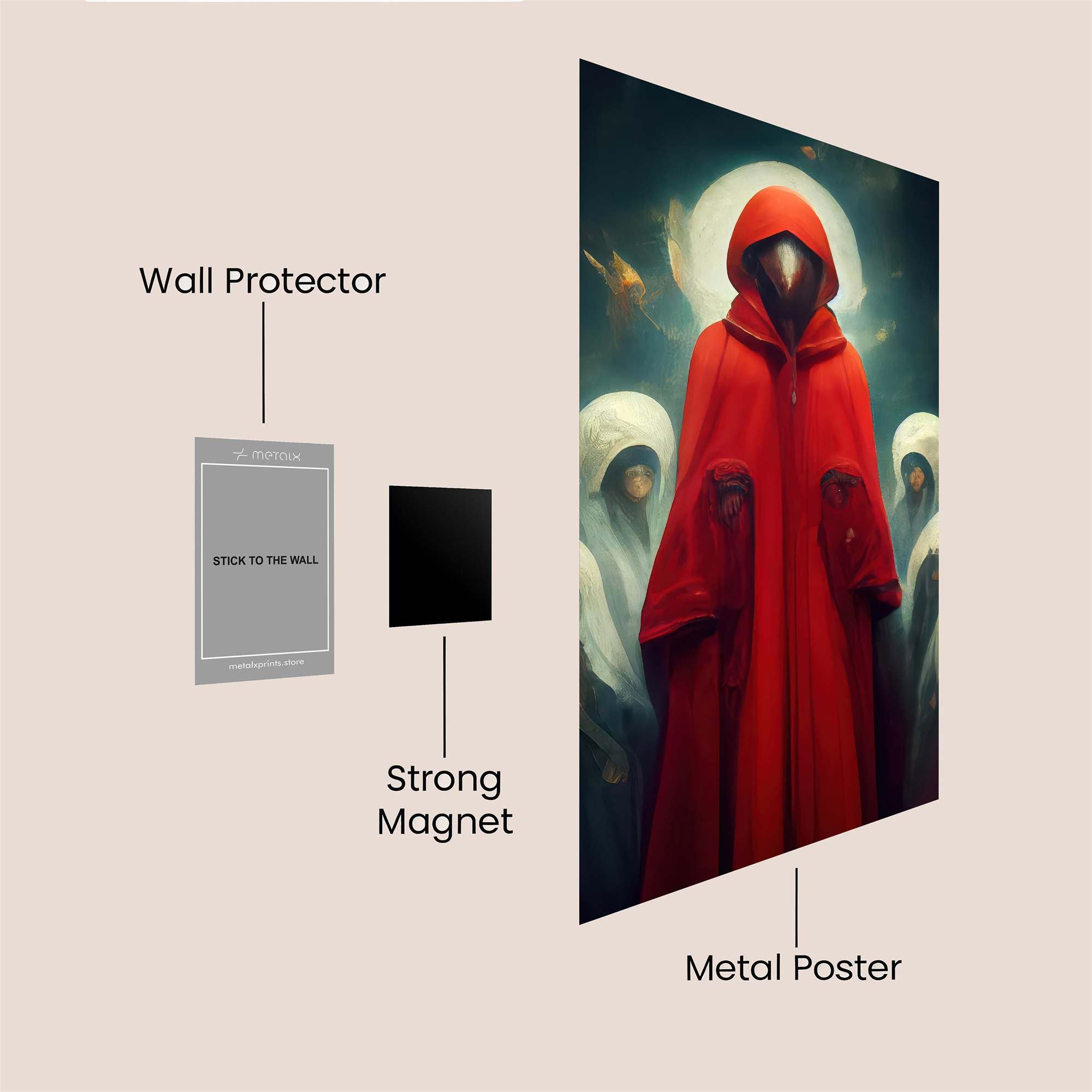 Raven Herald Safe Wall Magnetic / M