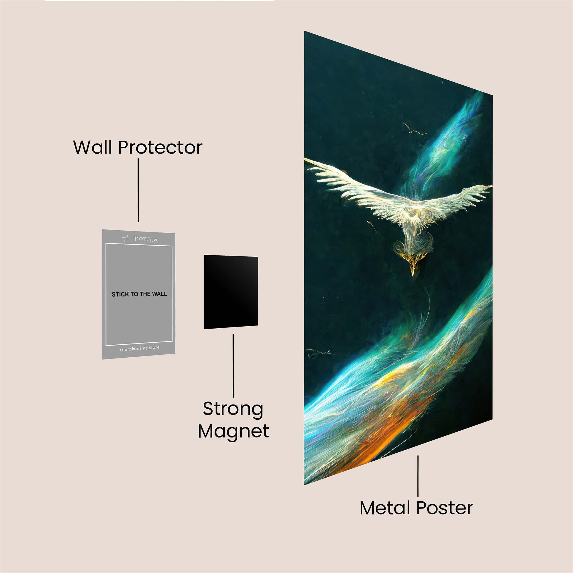 Phoenix Radiant Safe Wall Magnetic / M