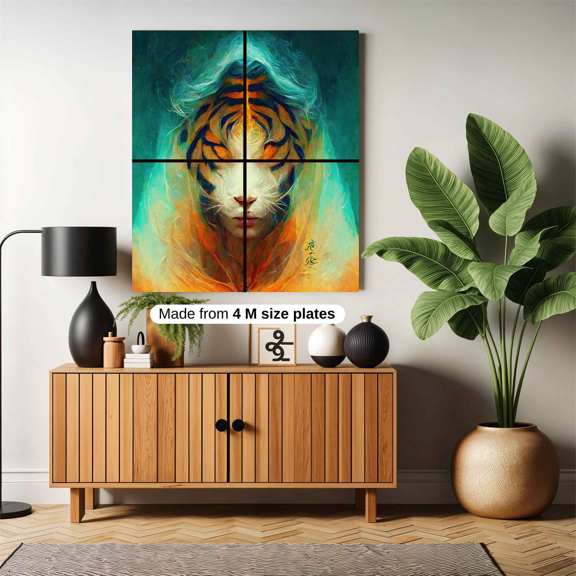 Tiger Mystic Safe Wall Magnetic / M
