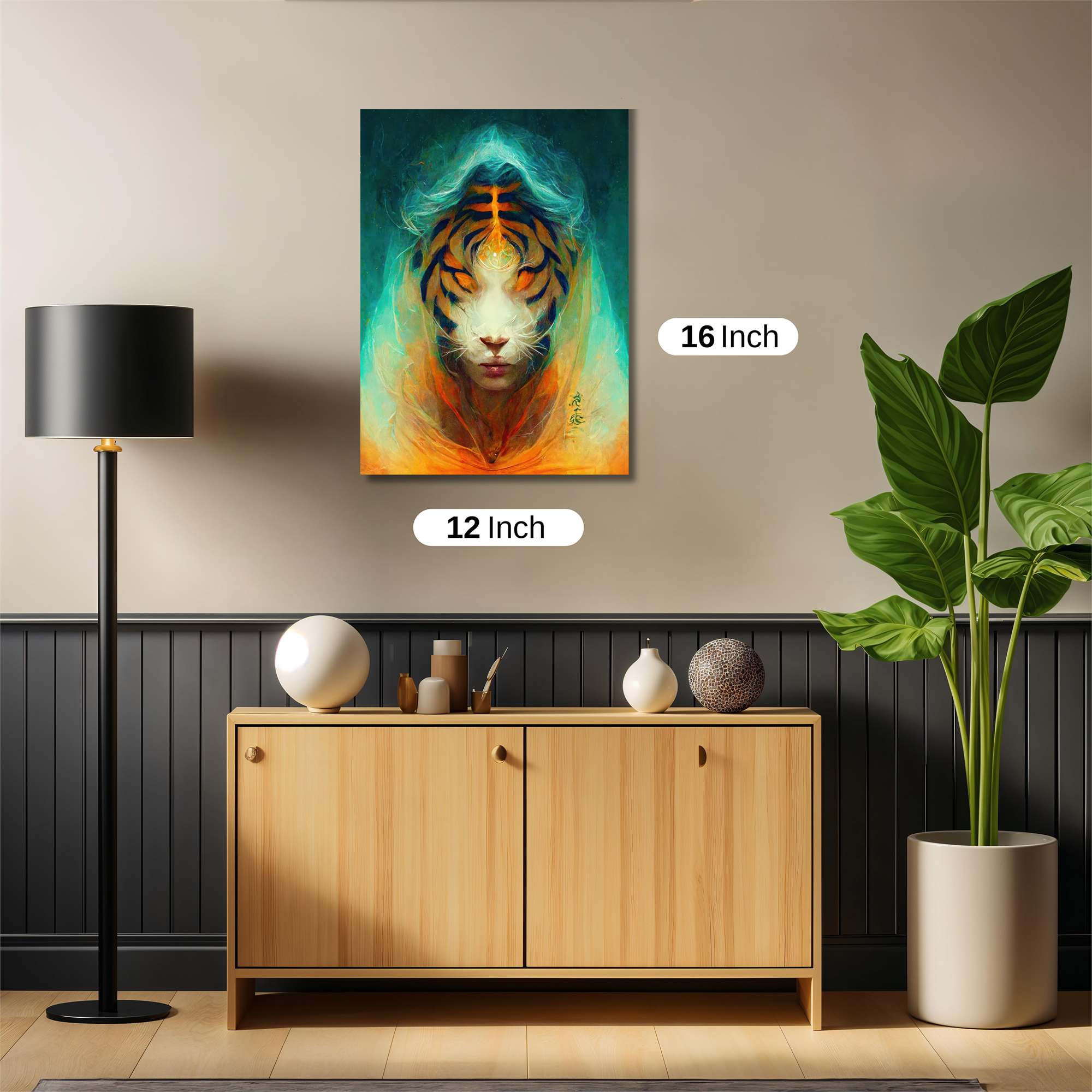 Tiger Mystic Safe Wall Magnetic / M
