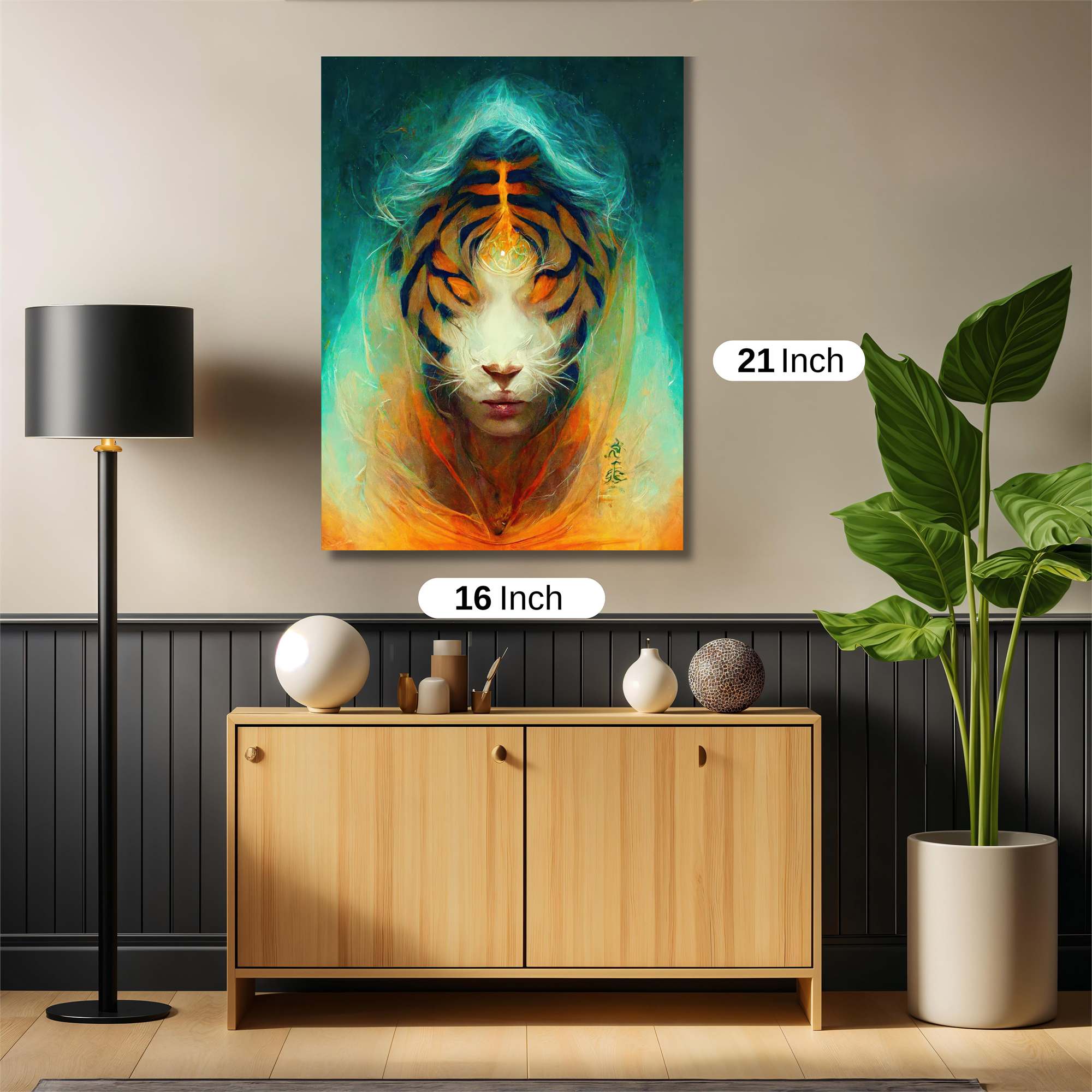 Tiger Mystic Safe Wall Magnetic / M