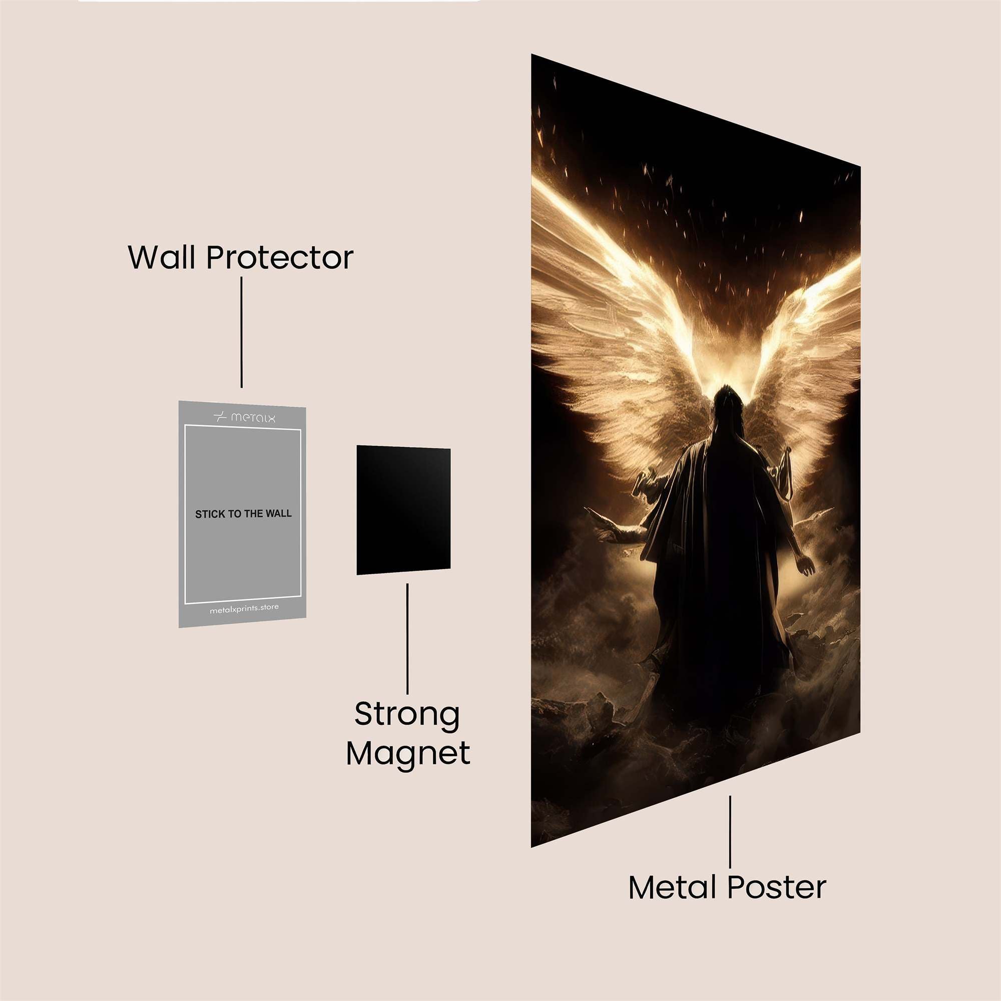 Angel Radiant Safe Wall Magnetic / M