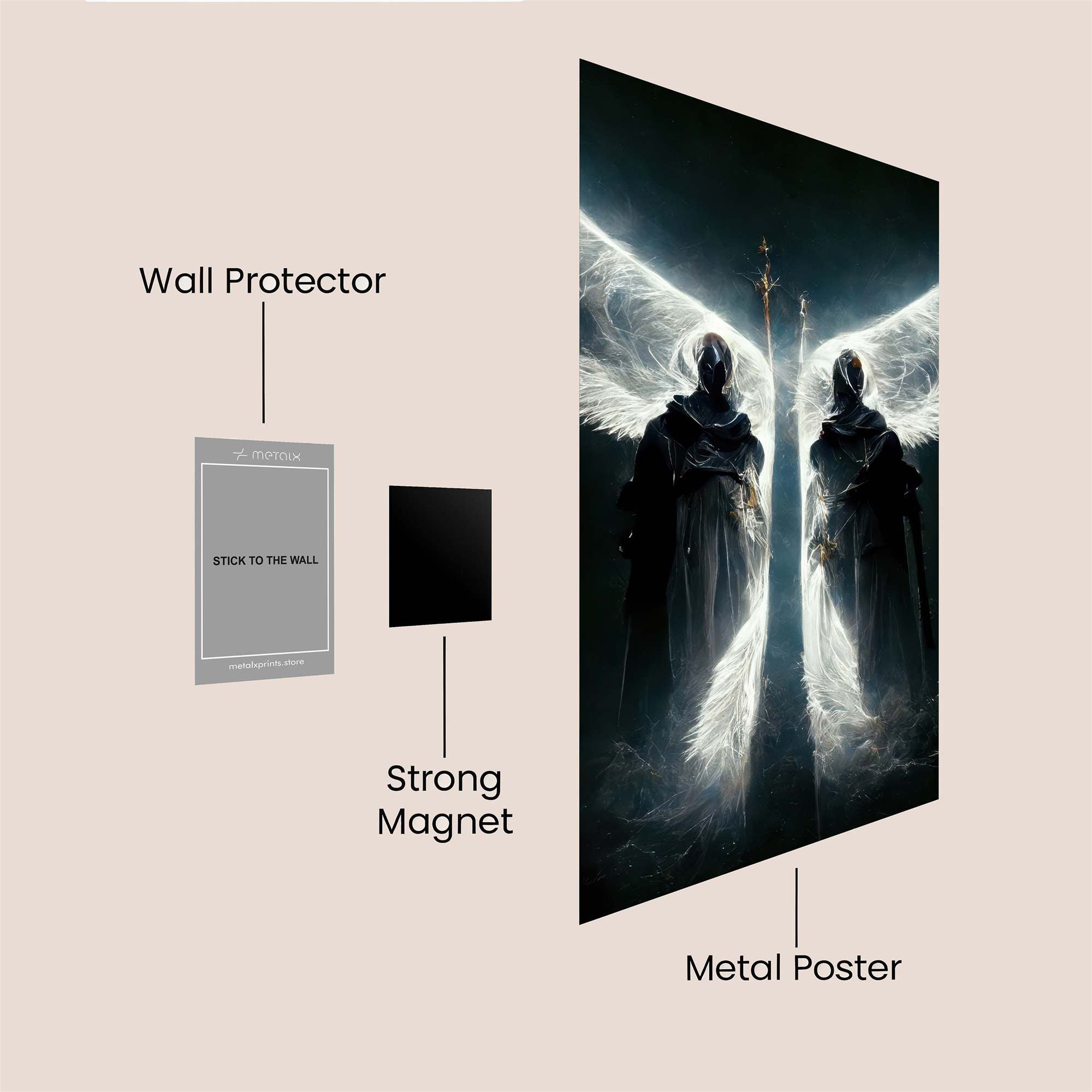 Angels Eerie Safe Wall Magnetic / M