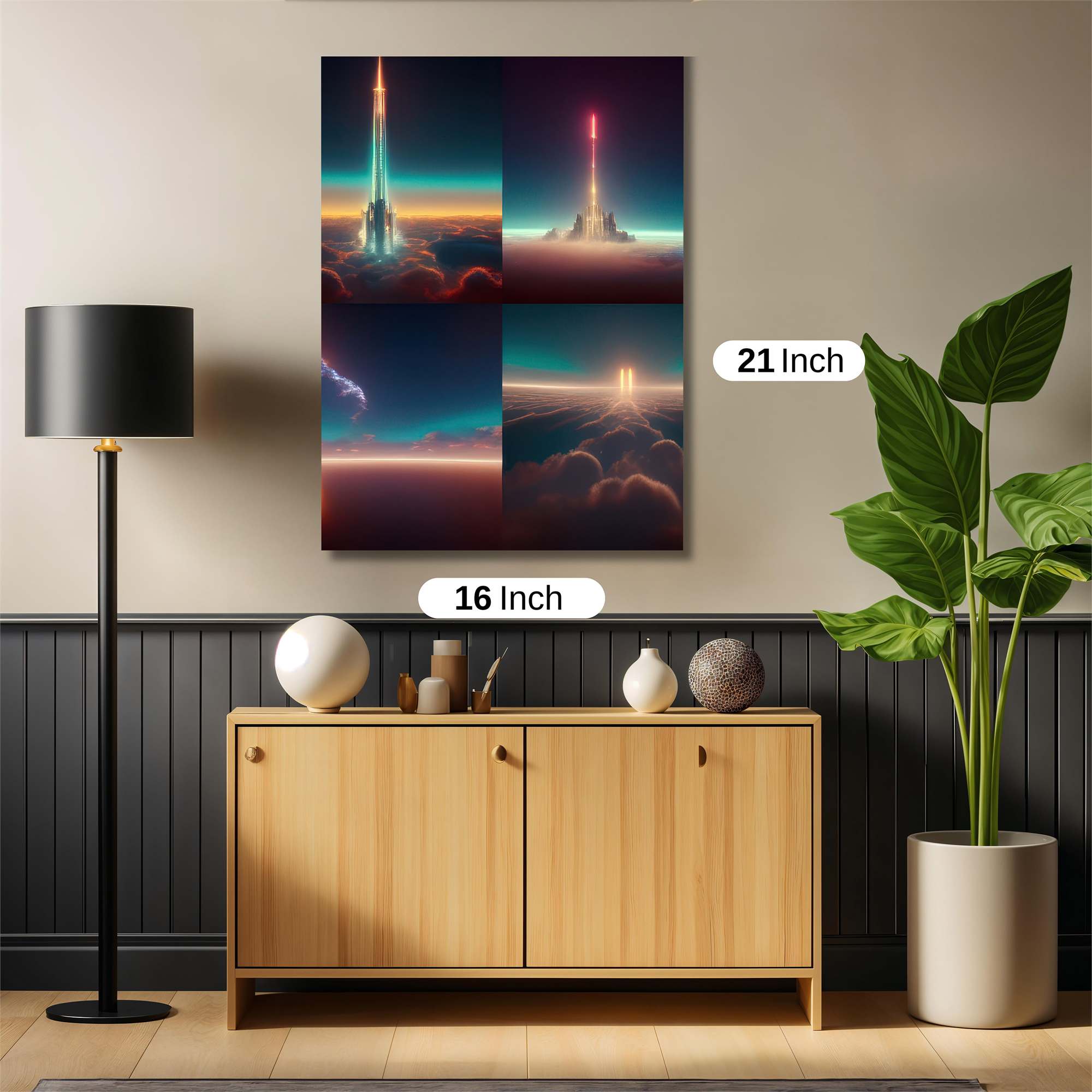 Tower Serenity Safe Wall Magnetic / M