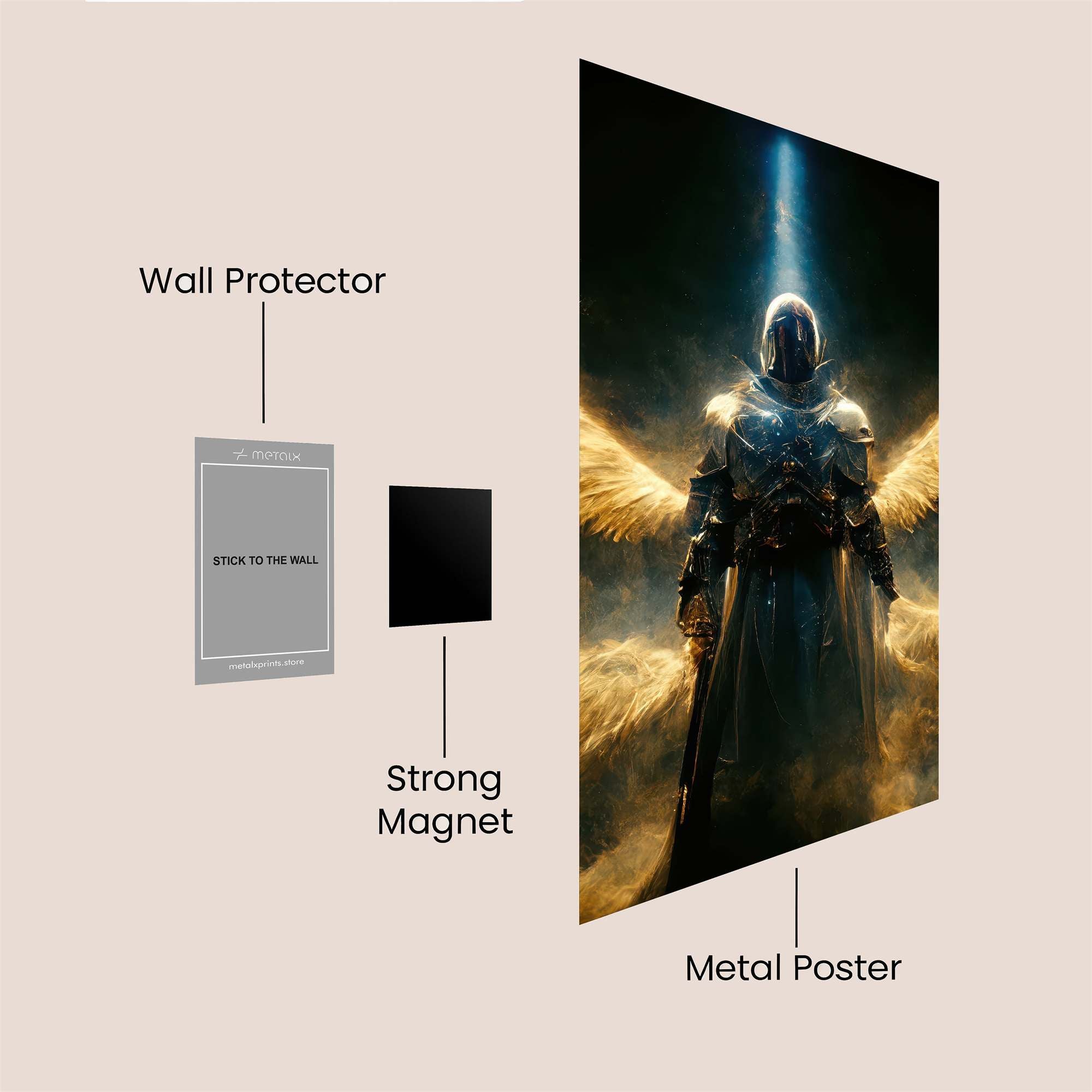 Archangel Radiant Safe Wall Magnetic / M