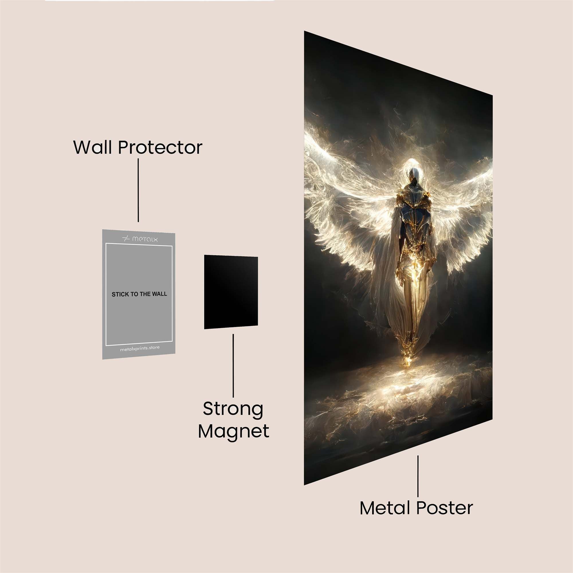 Angel Radiance Safe Wall Magnetic / M