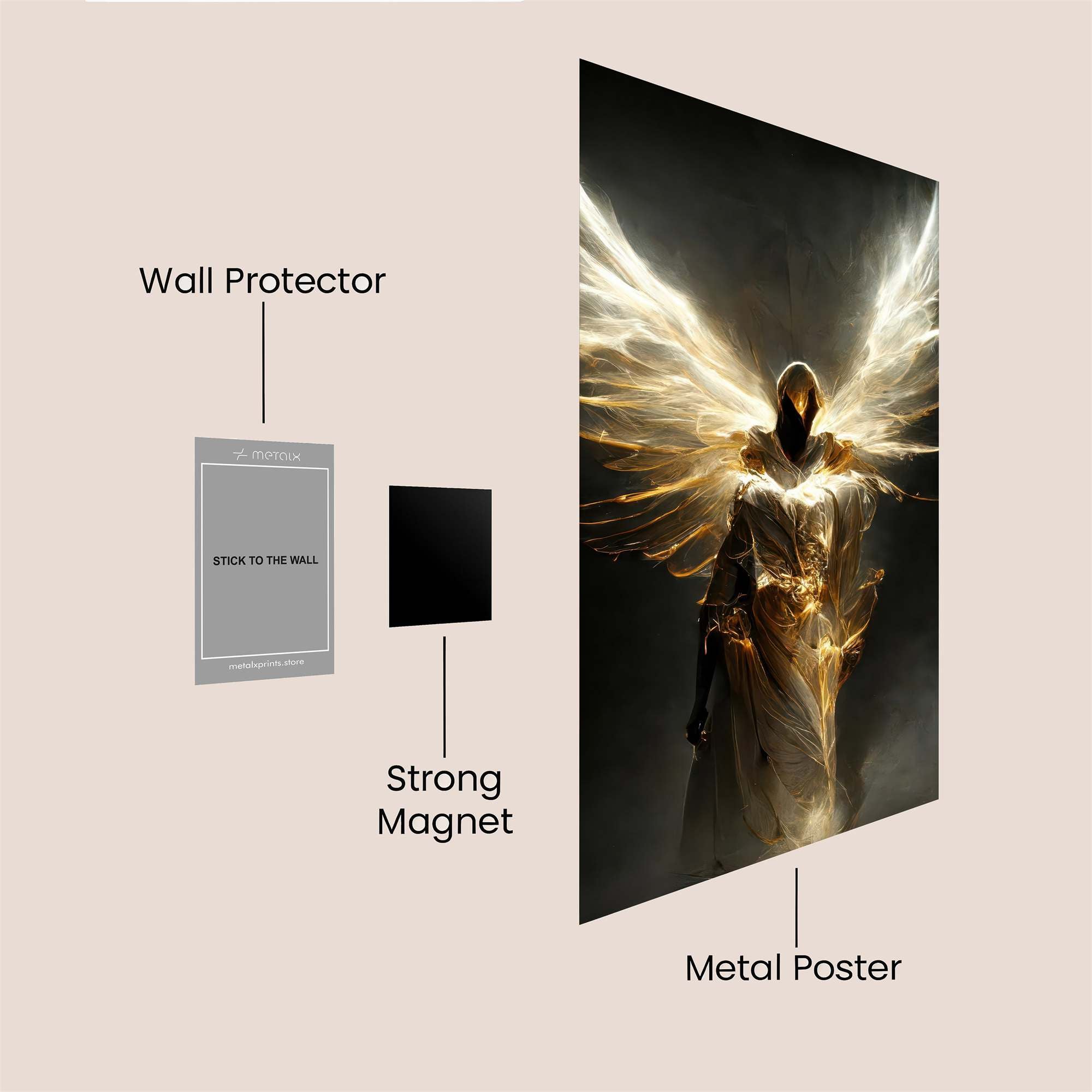 Angel Radiance Safe Wall Magnetic / M