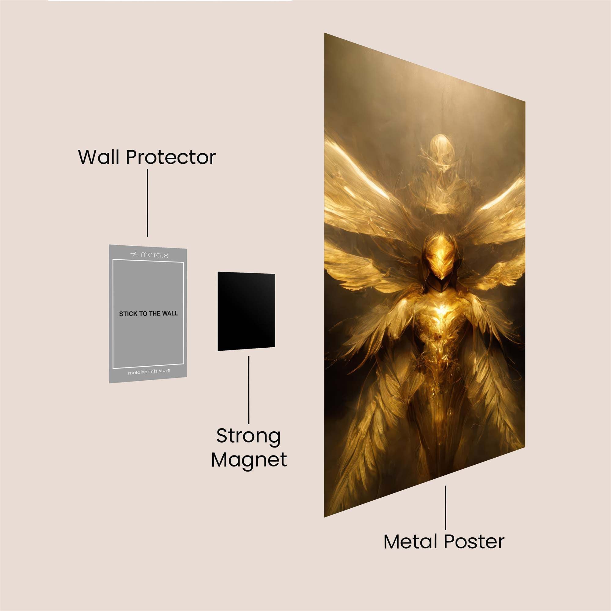 Seraphim Radiance Safe Wall Magnetic / M