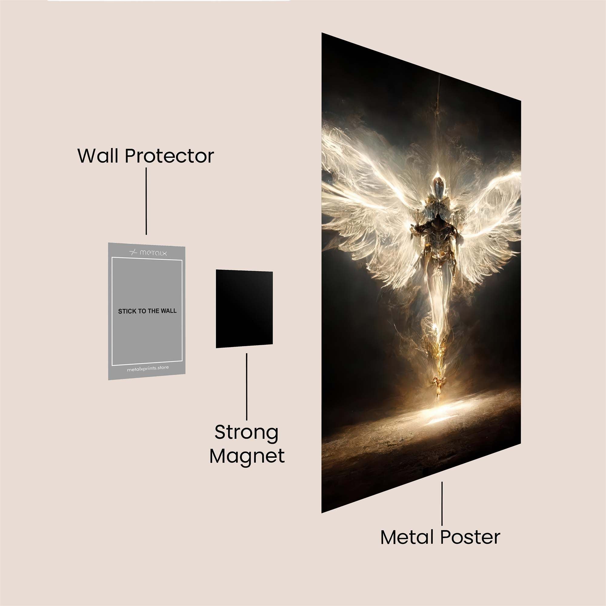 Angel Radiant Safe Wall Magnetic / M