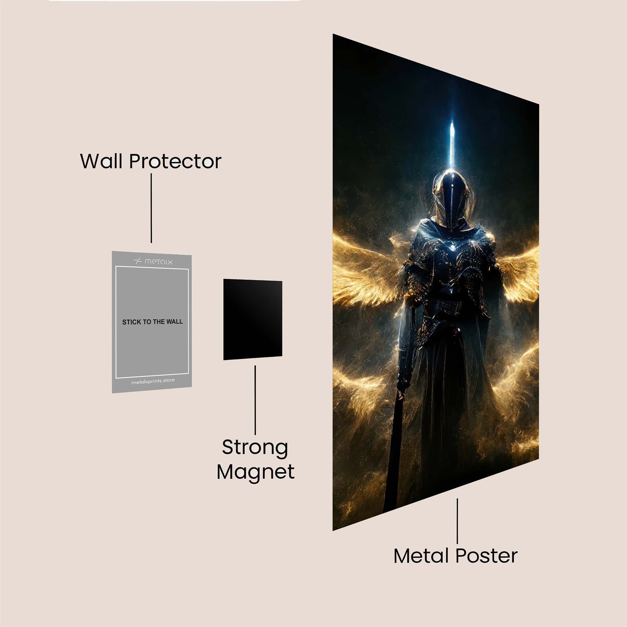 Archangel Radiant Safe Wall Magnetic / M