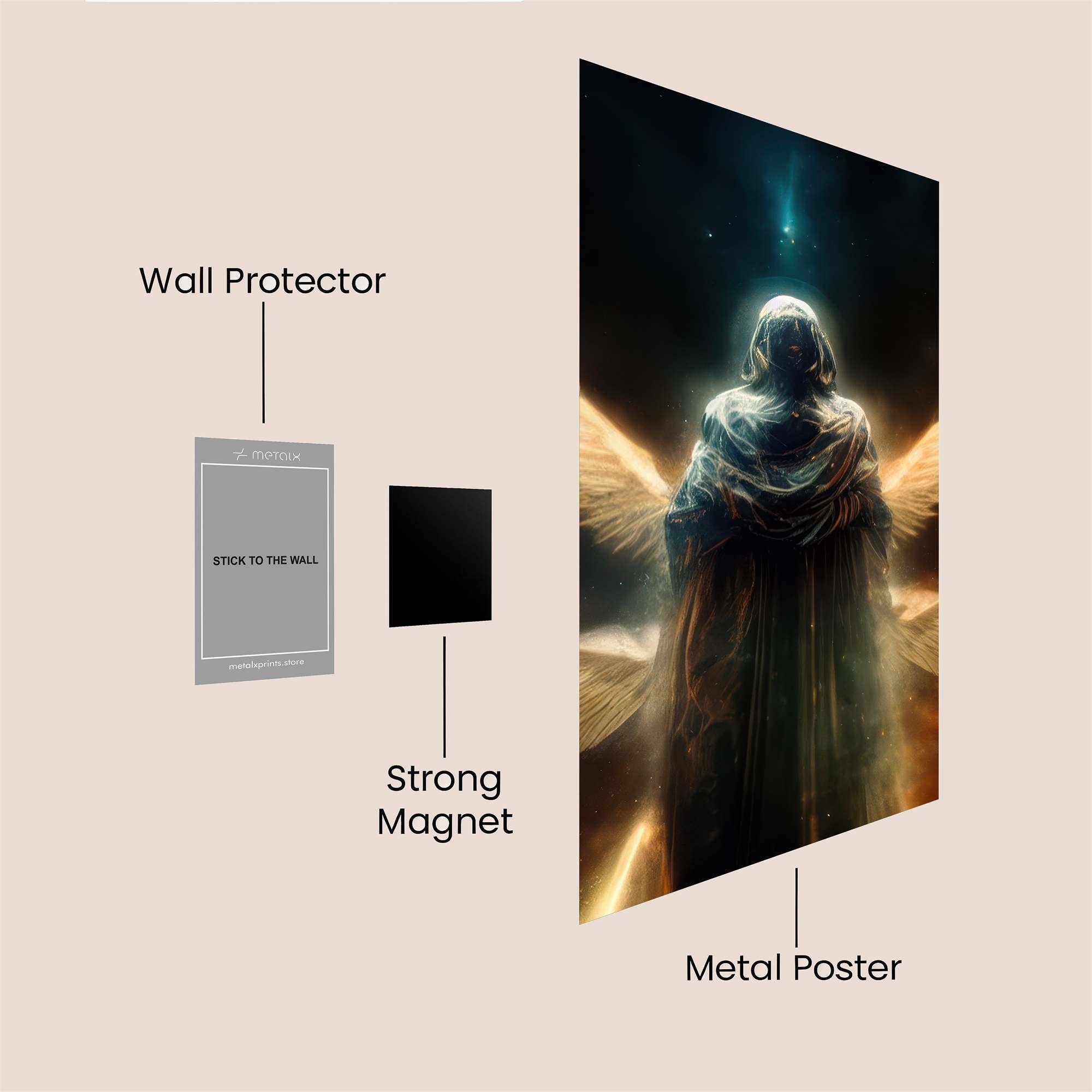 Angelic Radiance Safe Wall Magnetic / M