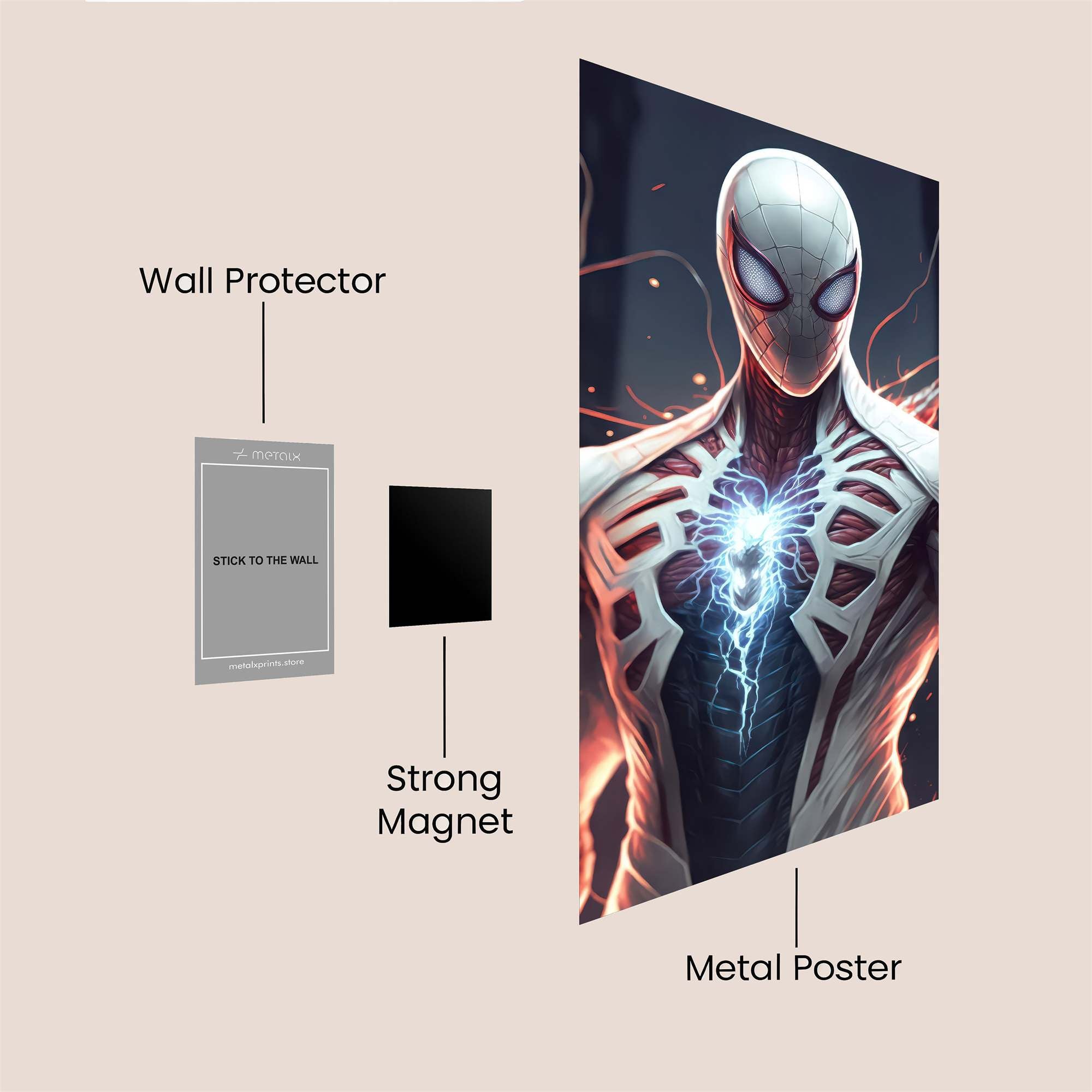 Spider Radiance Safe Wall Magnetic / M