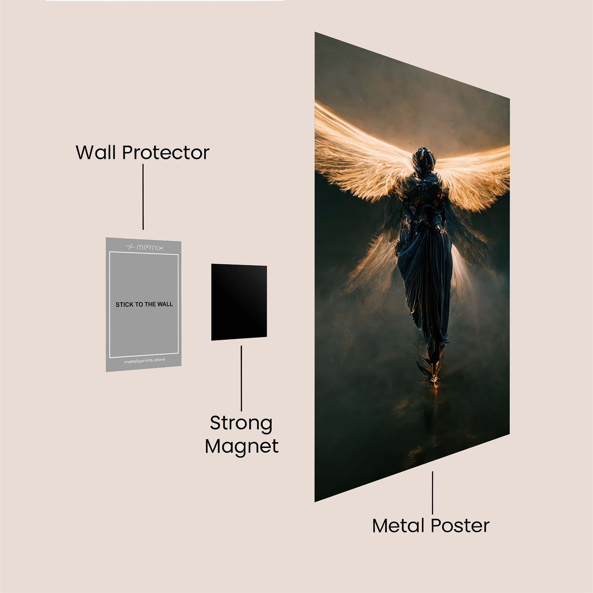 Angel Radiance Safe Wall Magnetic / M
