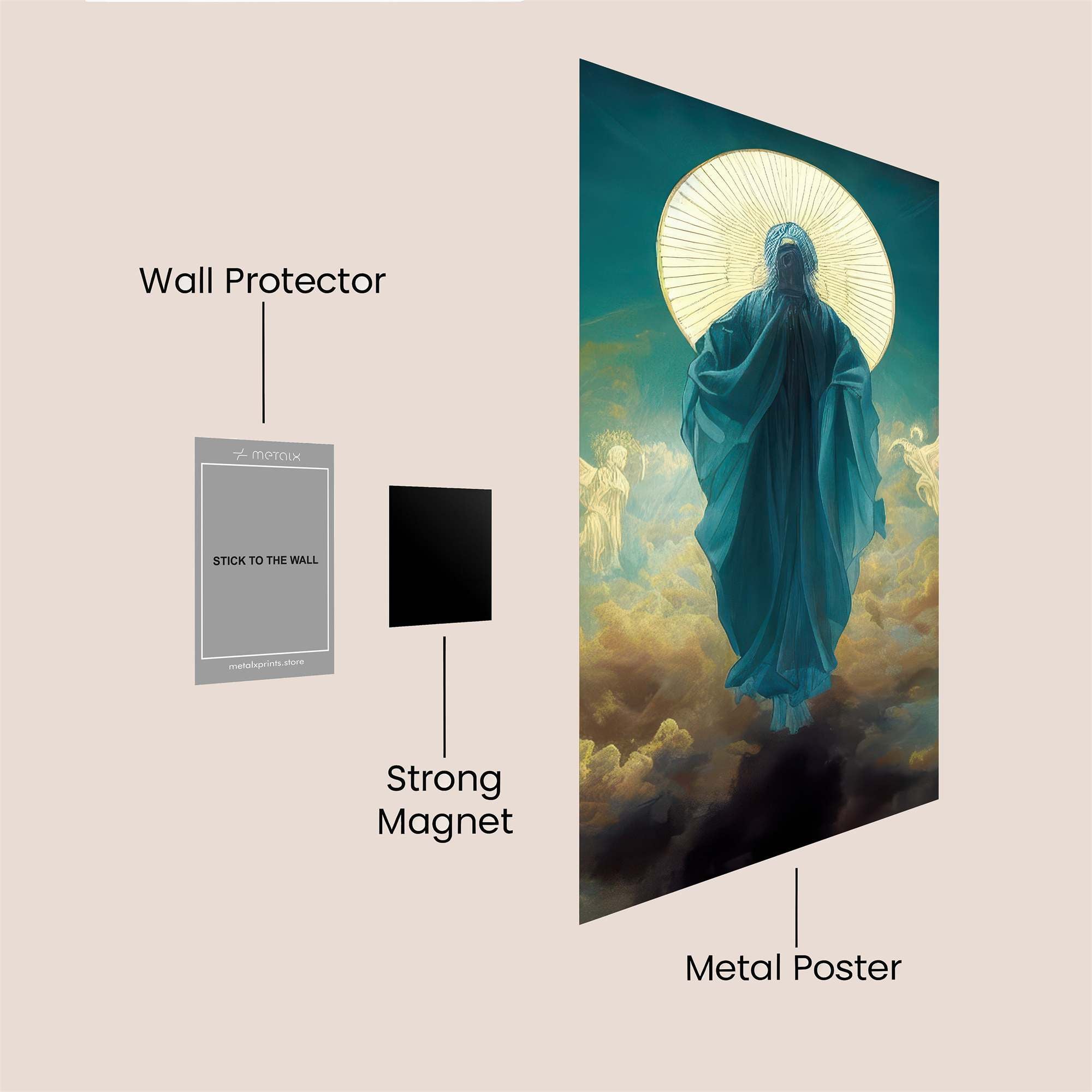 Divine Radiance Safe Wall Magnetic / M