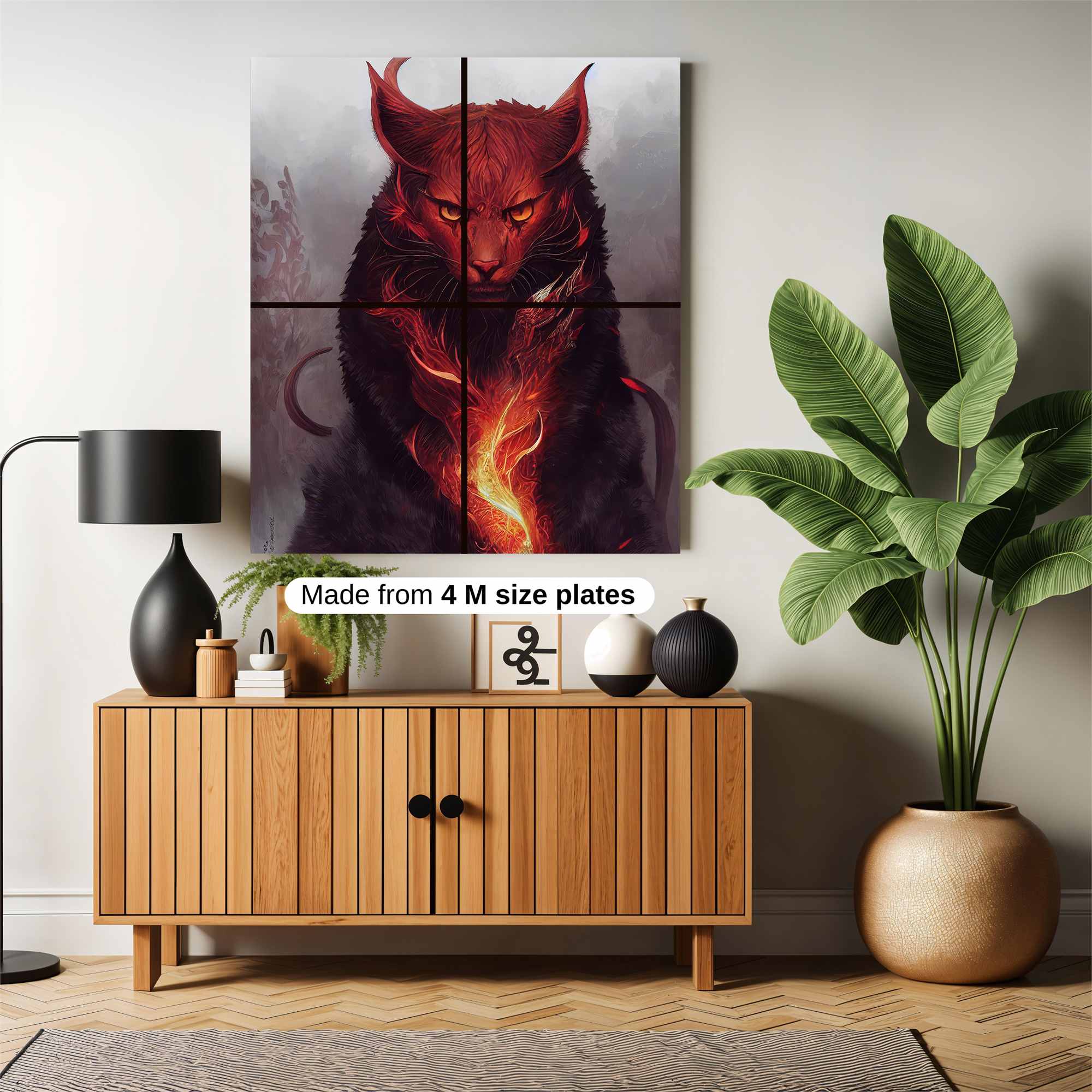 Inferno Cat Safe Wall Magnetic / M