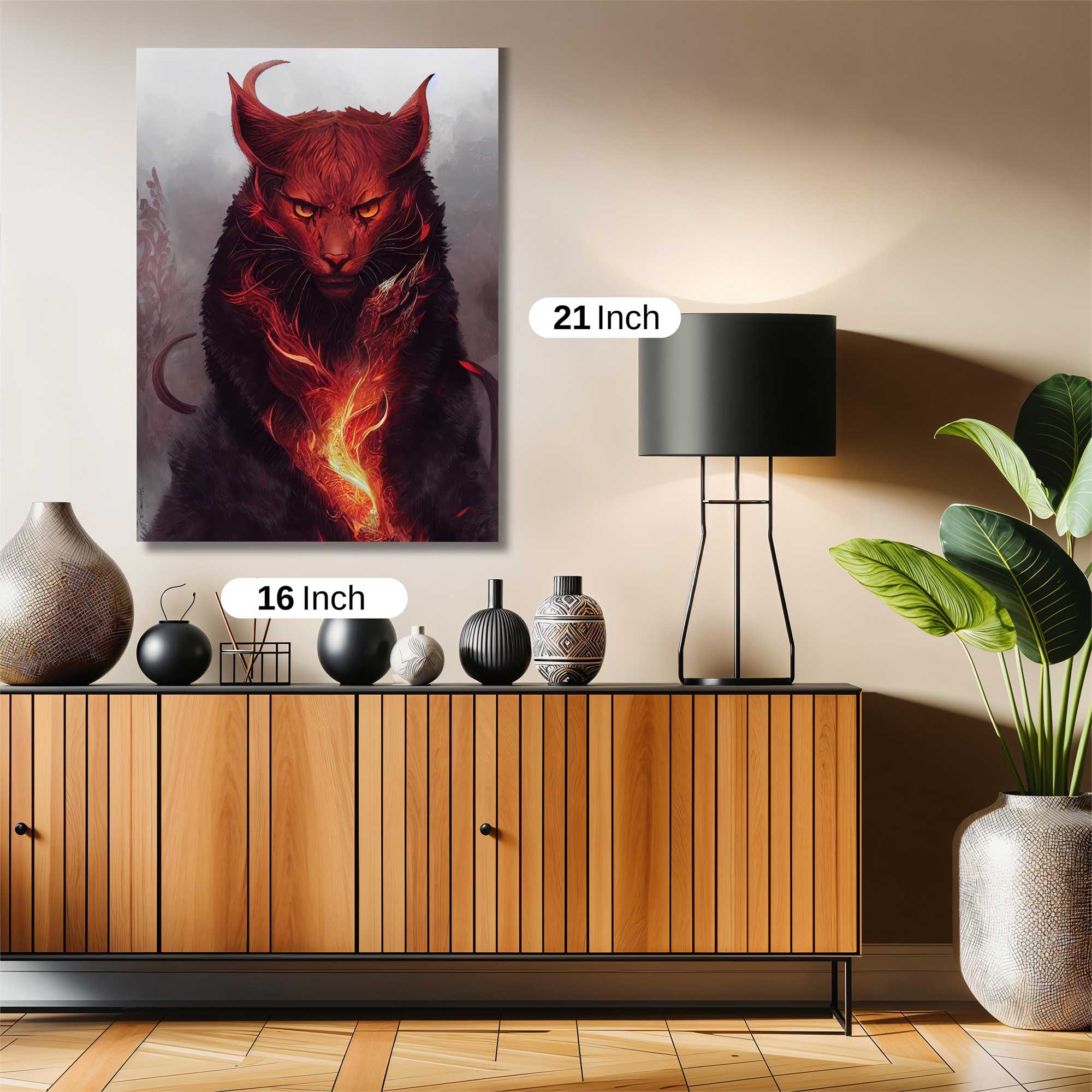 Inferno Cat Safe Wall Magnetic / M