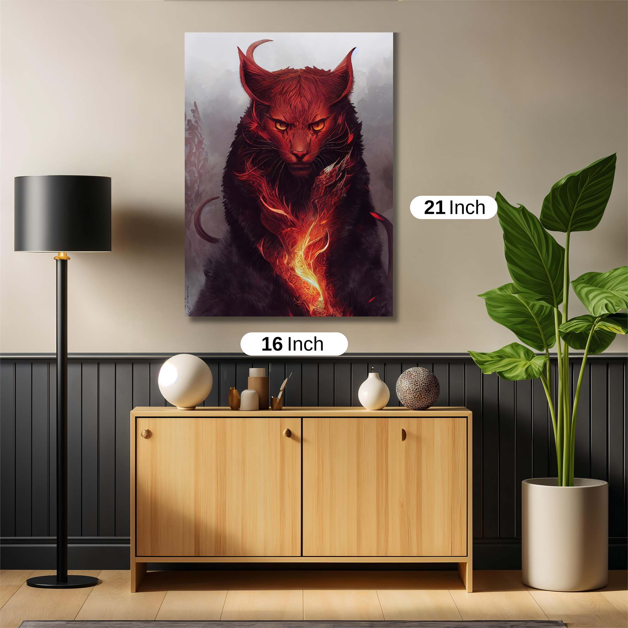 Inferno Cat Safe Wall Magnetic / M