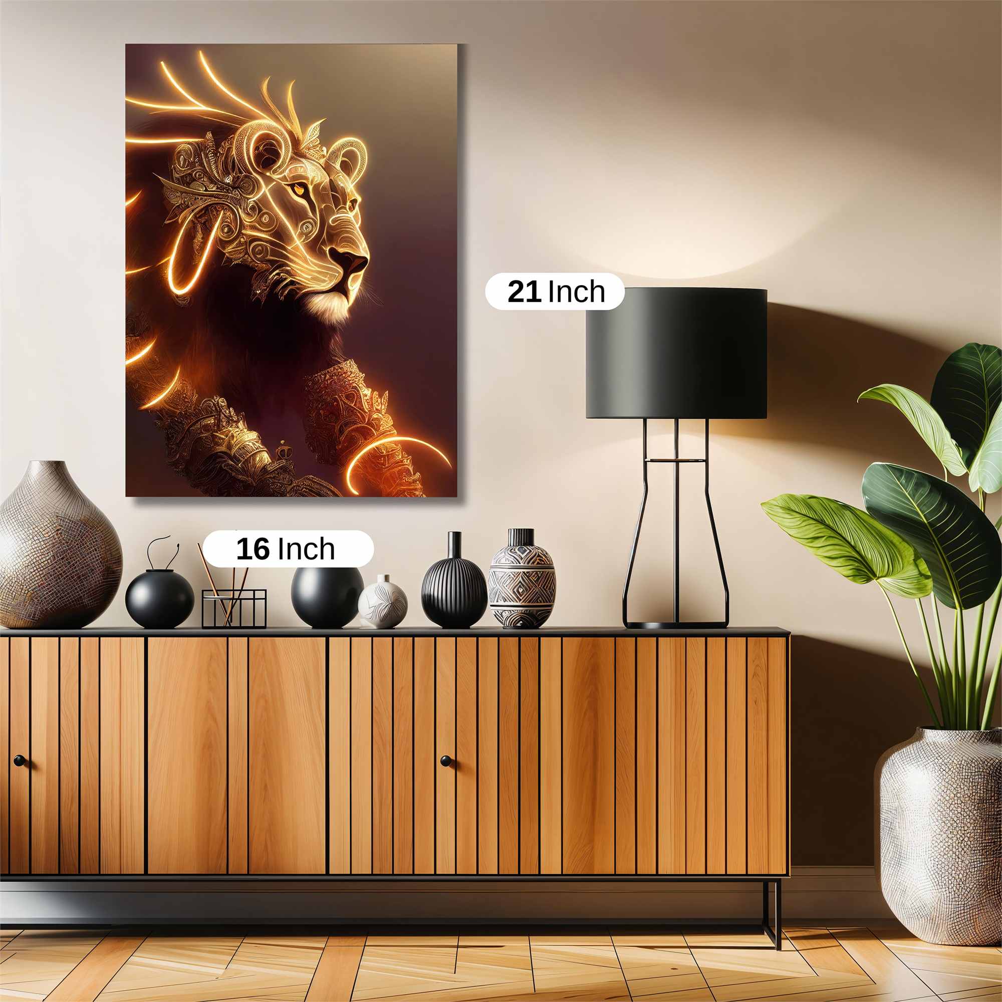 Lion Radiant Safe Wall Magnetic / M