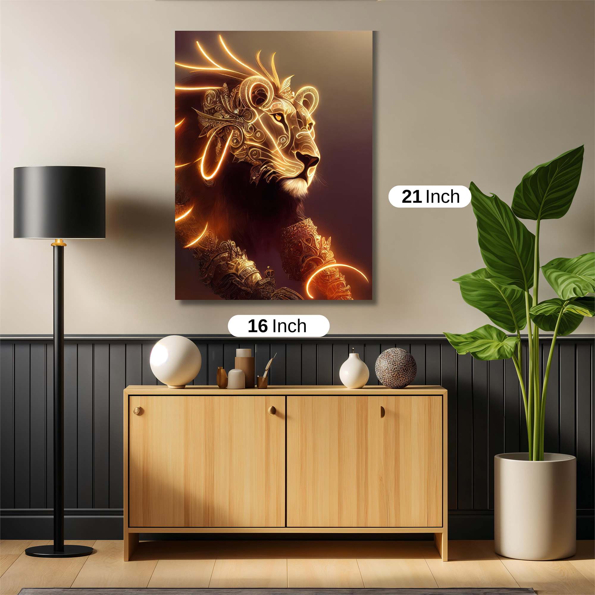 Lion Radiant Safe Wall Magnetic / M
