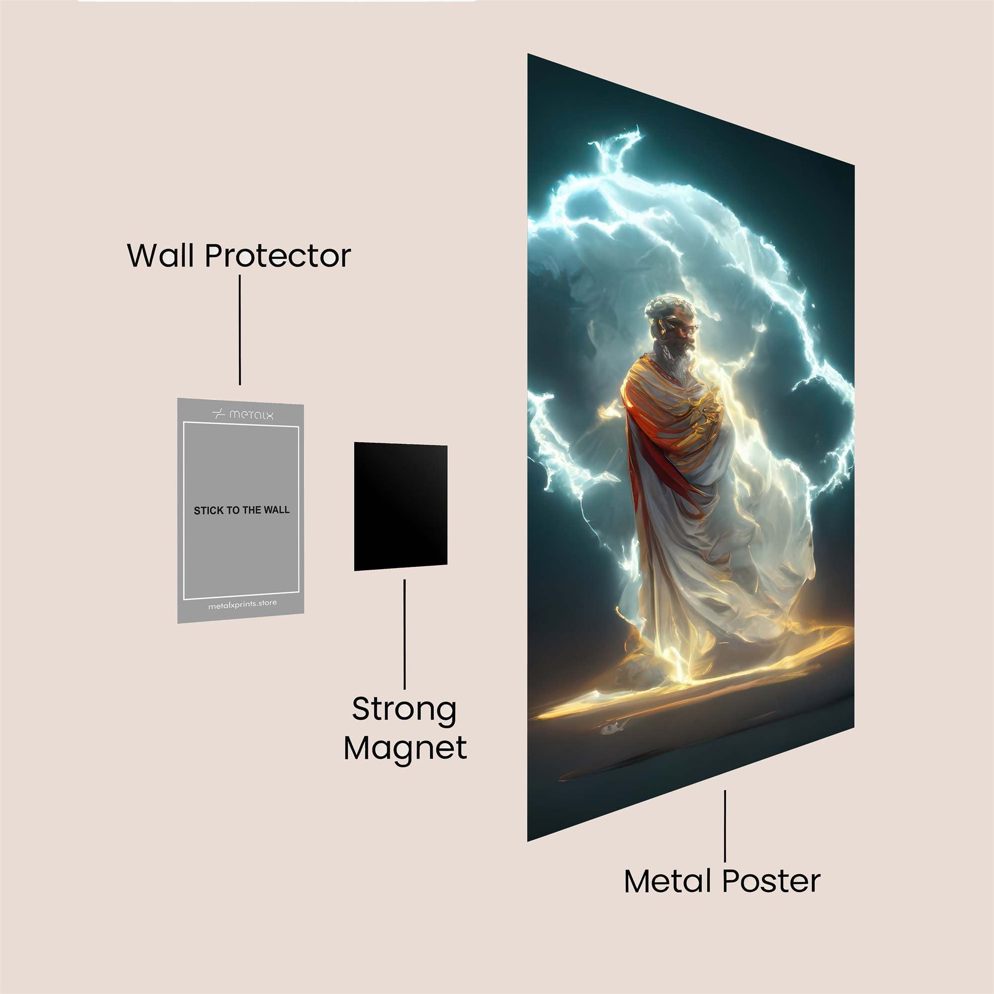 Zeus Radiant Safe Wall Magnetic / M